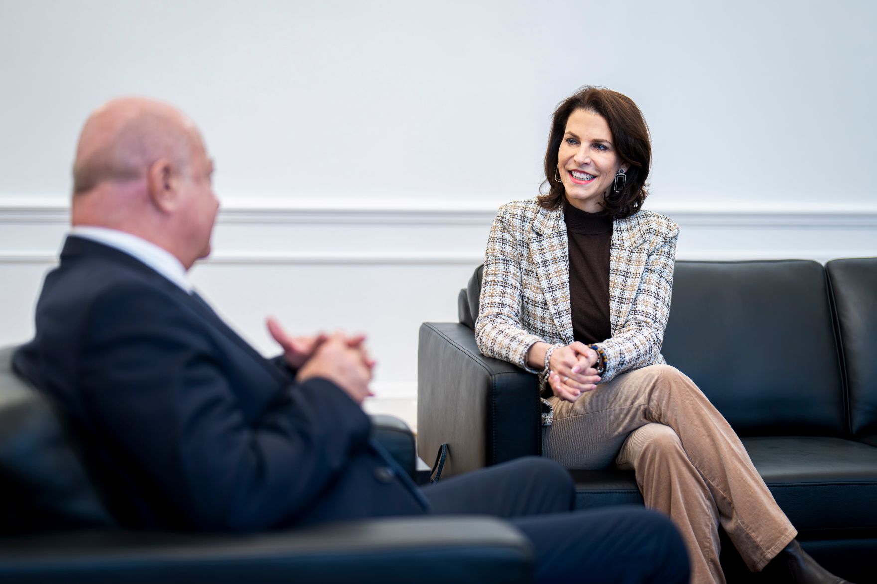Am 26. J&auml;nner 2026 empfing Bundeskanzler Christian Stocker (l.) die Landeshauptfrau von Salzburg, Karoline Edtstadler (r.) zu einem Arbeitsbesuch im Bundeskanzleramt.