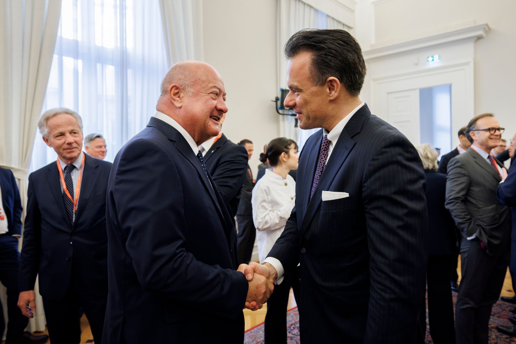 Am 27. J&auml;nner 2026 nahm Bundeskanzler Christian Stocker (m.l.) gemeinsam mit Vertreterinnen und Vertreter der Wiener B&ouml;rse am CEO Lunch teil.