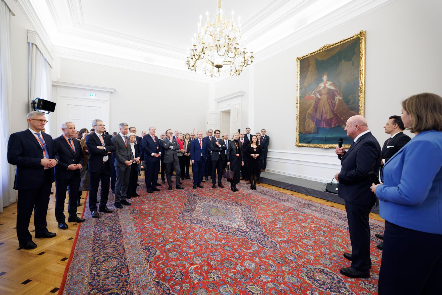 Am 27. J&auml;nner 2026 nahm Bundeskanzler Christian Stocker (3.v.r.) gemeinsam mit Vertreterinnen und Vertreter der Wiener B&ouml;rse am CEO Lunch teil.