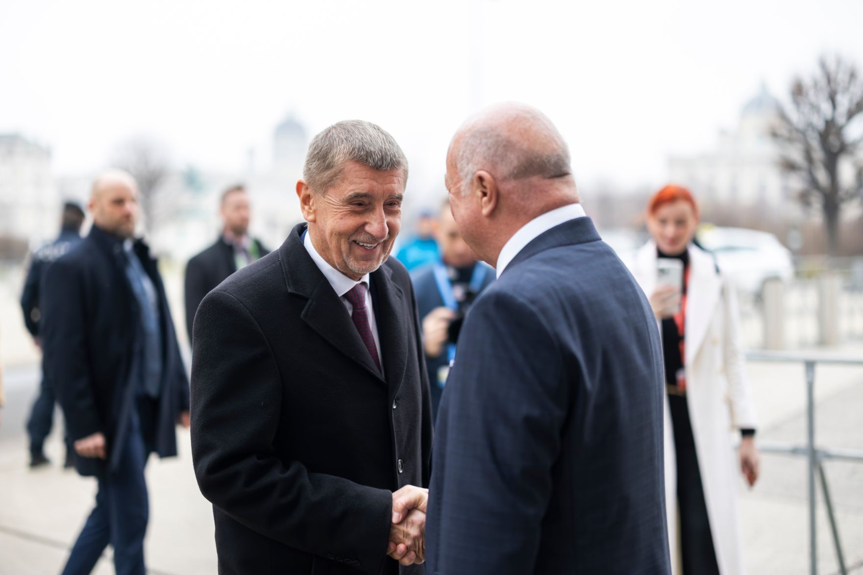 Am 10. Februar 2026 empfing Bundeskanzler Christian Stocker (r.) den Ministerpr&auml;sident der Tschechischen Republik Andrej Babis (l.), zu einem Arbeitsgespr&auml;ch im Bundeskanzleramt.