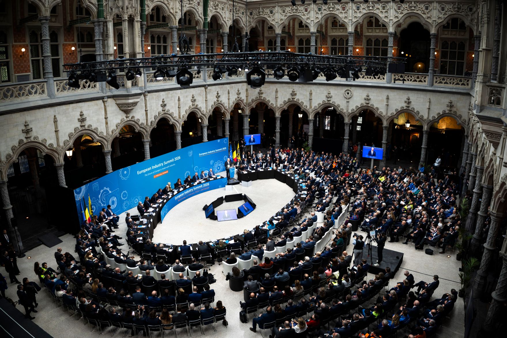 Am 11. Februar 2026 nahm Bundeskanzler Christian Stocker am &bdquo;European Industry Summit 2026&ldquo; in Antwerpen teil.