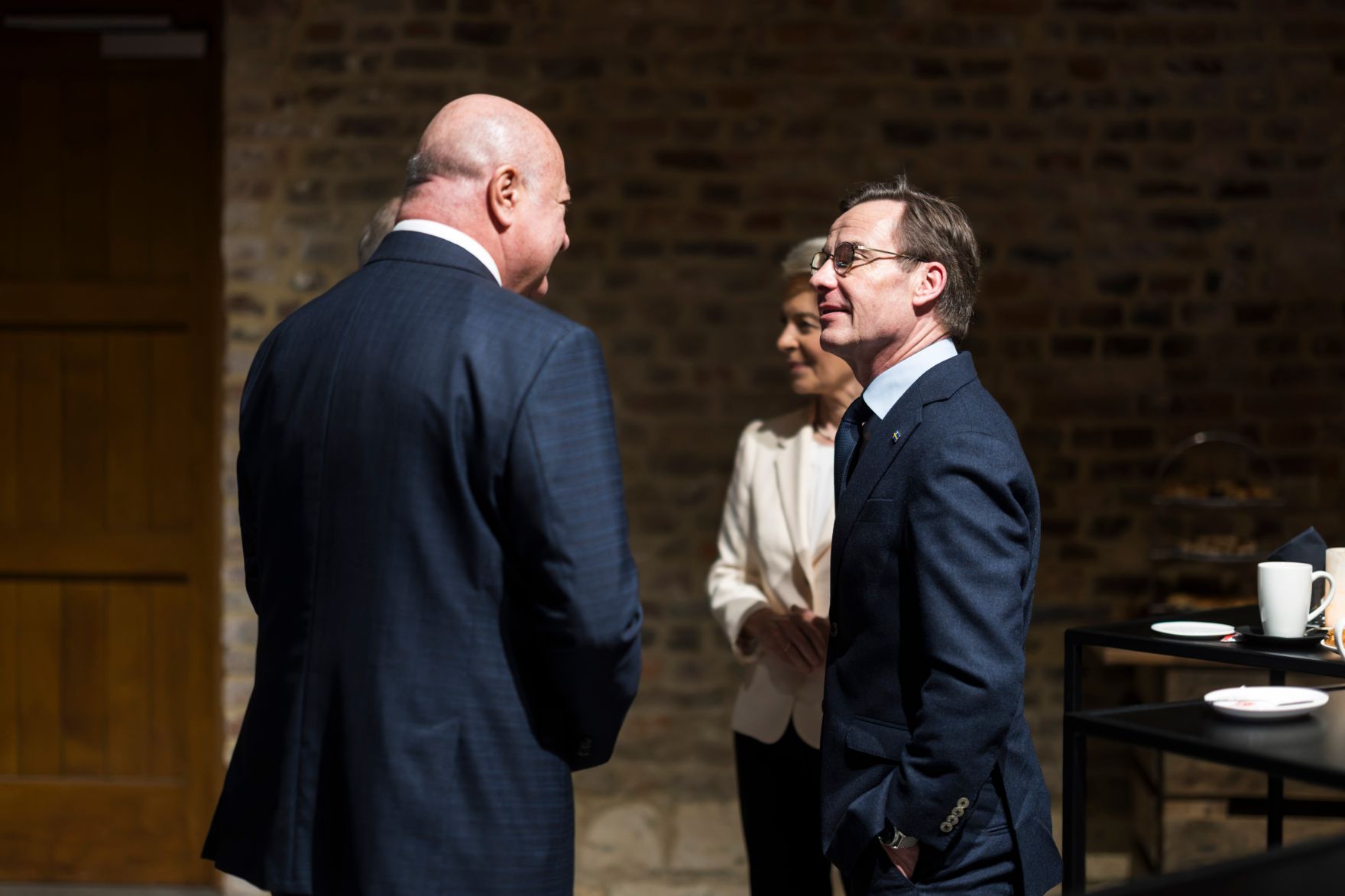Am 12. Februar 2026 nahm Bundeskanzler Christian Stocker (l.) am Informellen Gipfel der EU-Staats- und Regierungschefs teil. Im Bild mit dem schwedischen Premierminister Ulf Kristersson (r.).