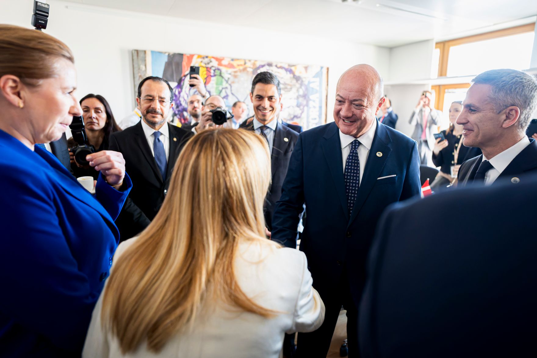 Am 19. M&auml;rz 2026 nahm Bundeskanzler Christian Stocker (m.r.) an dem Treffen der EU-Staats- und Regierungschefs in Br&uuml;ssel teil.