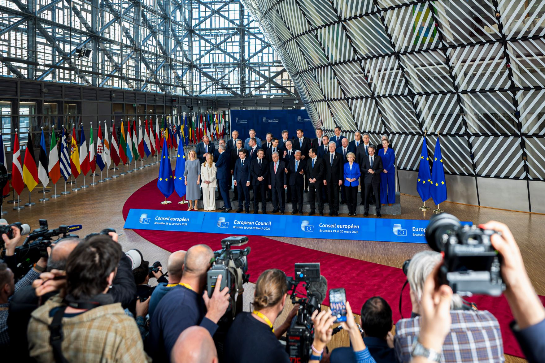 Am 19. M&auml;rz 2026 nahm Bundeskanzler Christian Stocker an dem Treffen der EU-Staats- und Regierungschefs in Br&uuml;ssel teil.