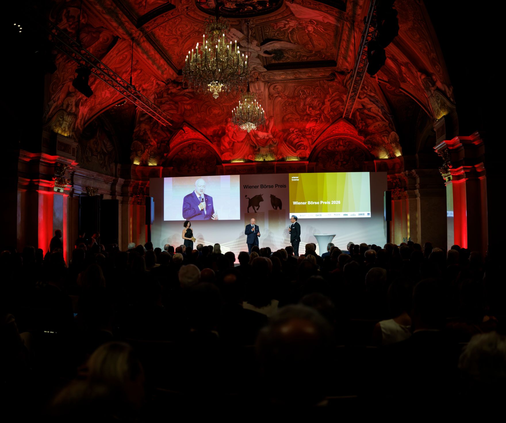 Am 21. Mai 2026 nahm Bundeskanzler Christian Stocker am Wiener B&ouml;rse Preis 2026 teil.