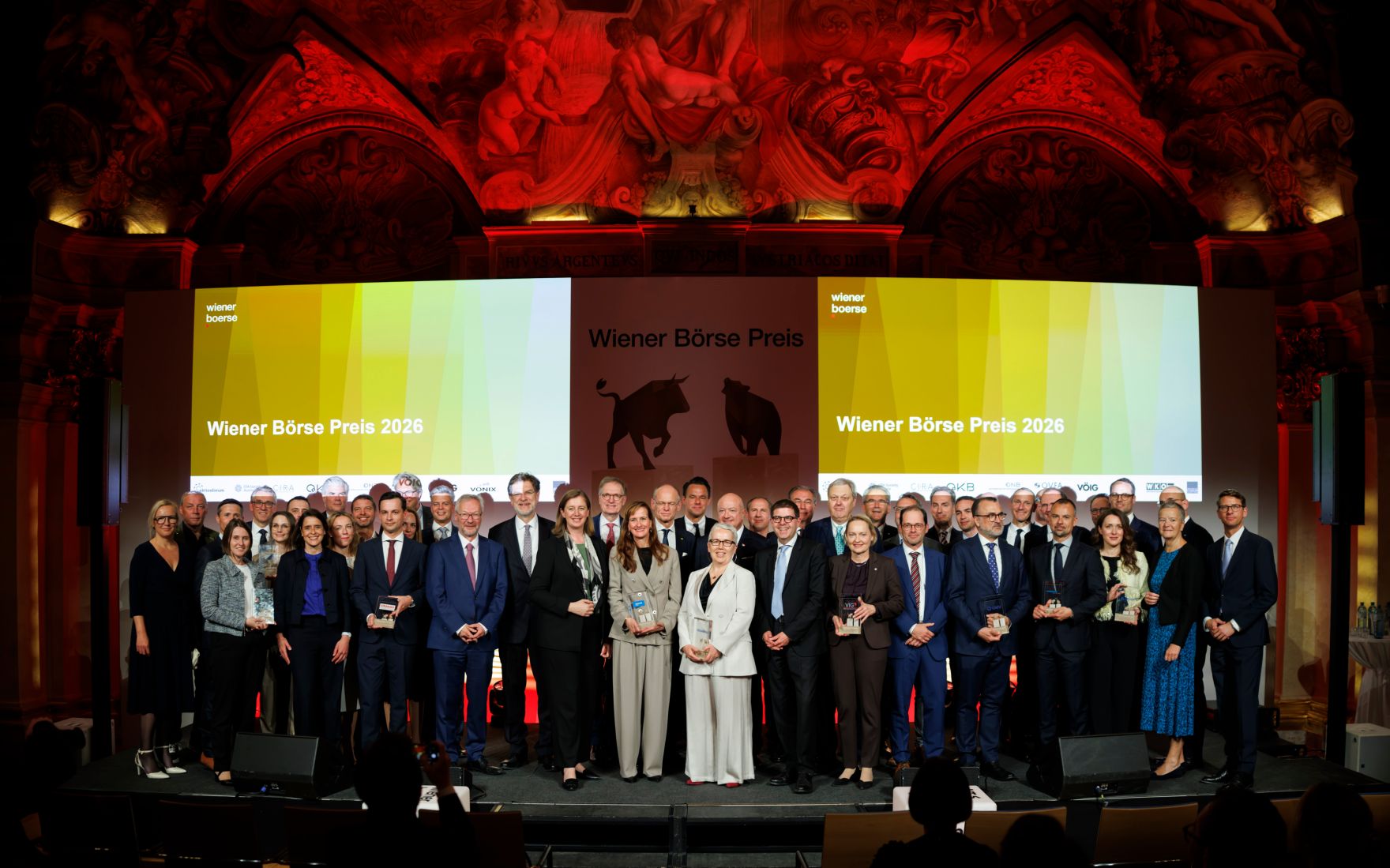 Am 21. Mai 2026 nahm Bundeskanzler Christian Stocker am Wiener B&ouml;rse Preis 2026 teil.