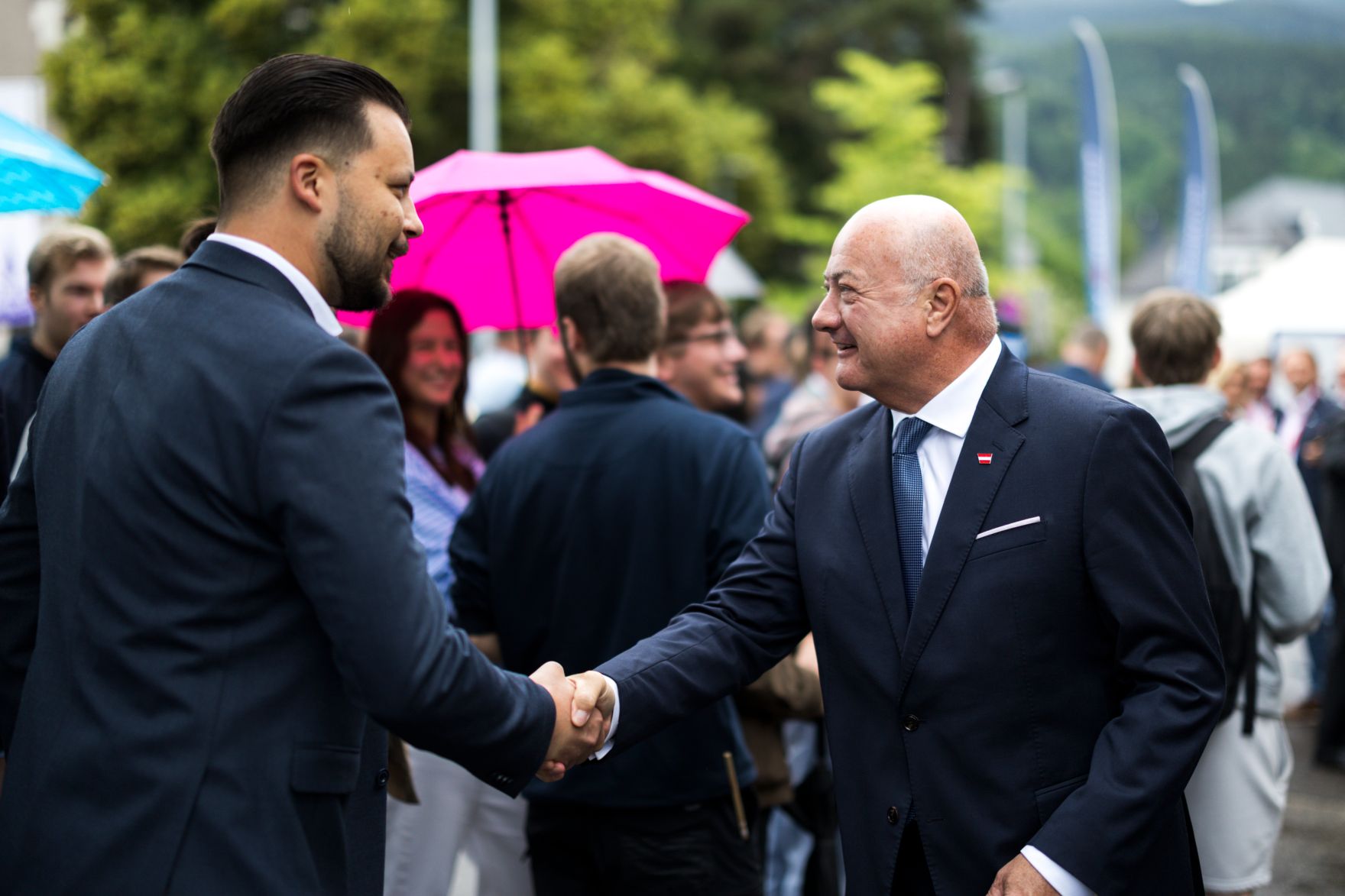 Am 10. Juni 2026 nahm Bundeskanzler Christian Stocker an der Er&ouml;ffnung des 75. St&auml;dtetags in Leoben teil.