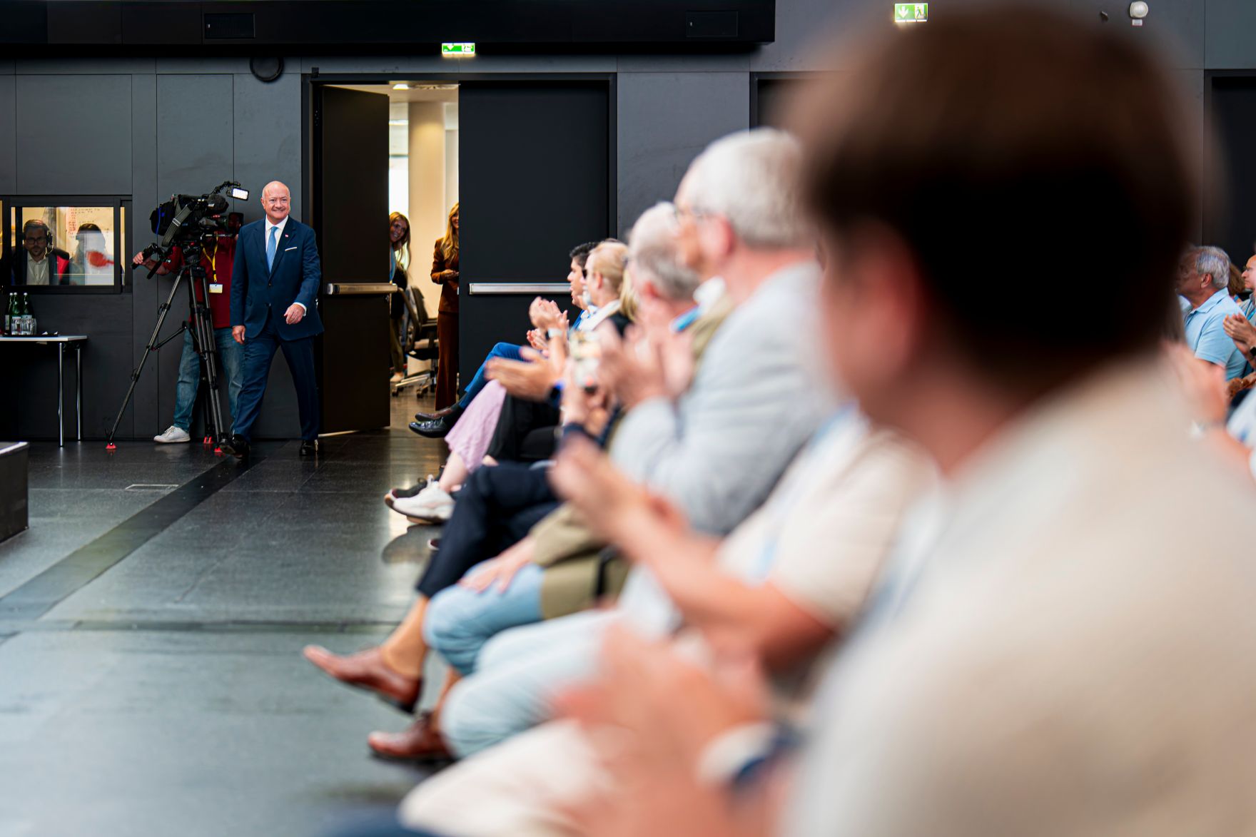 Am 16. Juli 2026 startete Bundeskanzler Christian Stocker seine Sommertour "&Ouml;sterreich im Gespr&auml;ch" im Haus der Digitalisierung in Tulln.