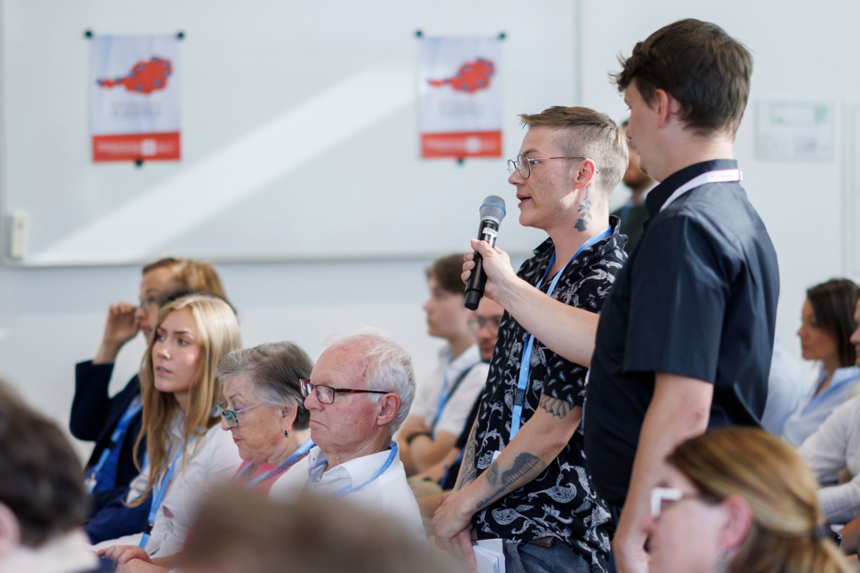 Am 23. Juli 2026 lud Bundeskanzler Christian Stocker zur Veranstaltung "&Ouml;sterreich im Gespr&auml;ch" in Innsbruck.