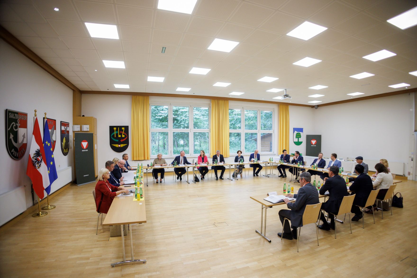 Am 27. Juli 2026 fand der Sommerministerrat der &Ouml;sterreichischen Bundesregierung in der Schwarzenberg-Kaserne statt.
