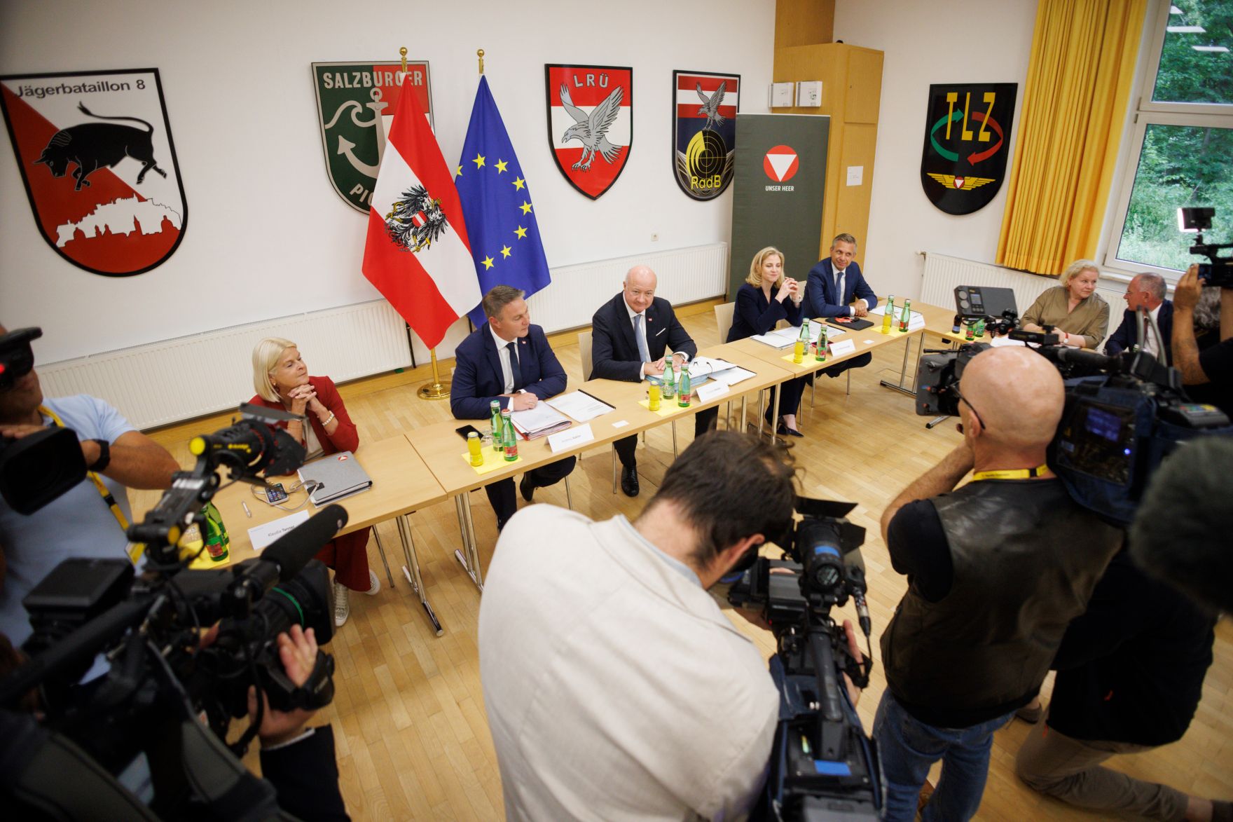 Am 27. Juli 2026 fand der Sommerministerrat der &Ouml;sterreichischen Bundesregierung in der Schwarzenberg-Kaserne statt.