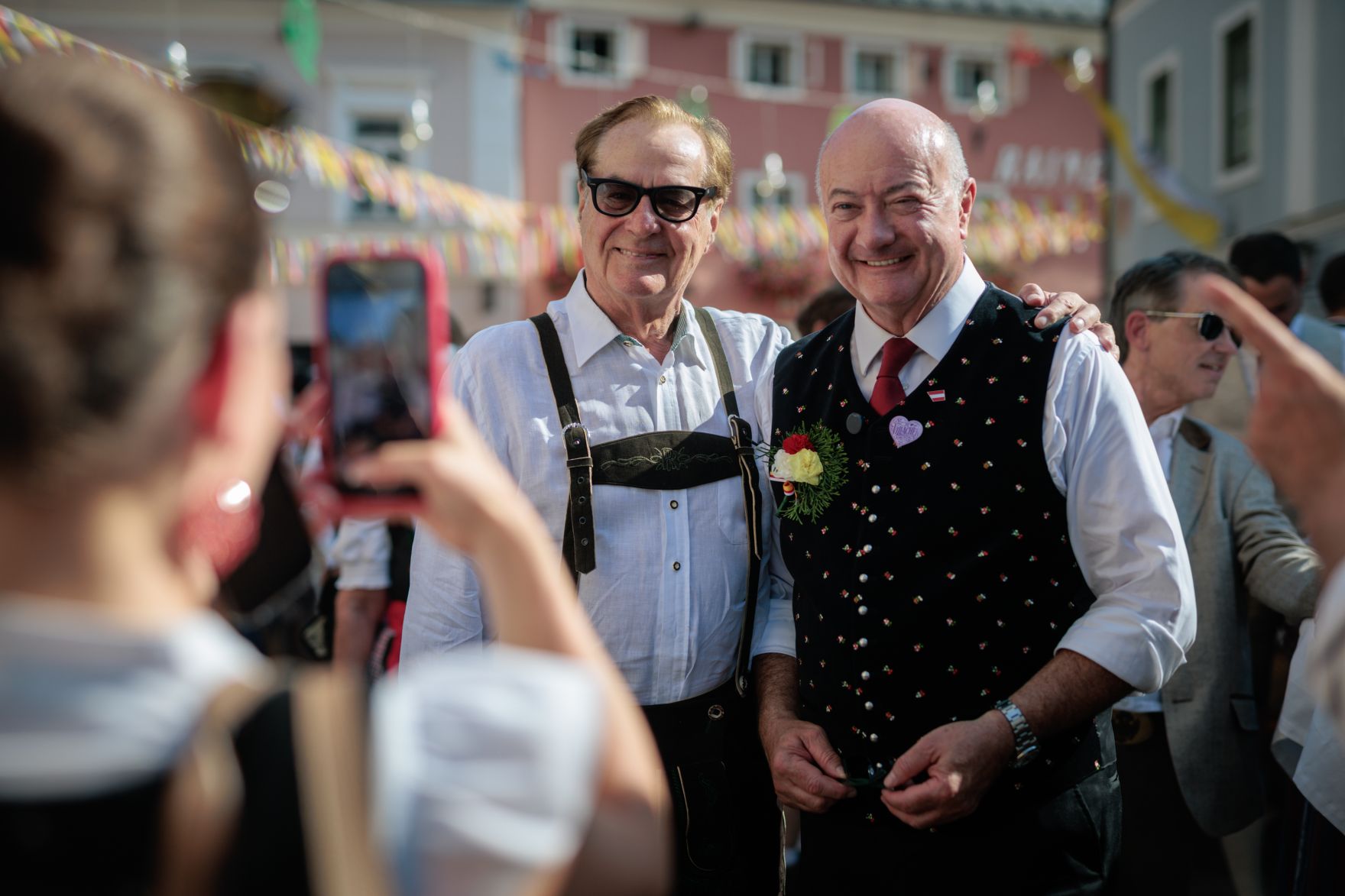 Am 30. Juli 2026 besuchte Bundeskanzler Christian Stocker (r.) im Rahmen seines Bundesl&auml;ndertages in K&auml;rnten den Villacher Kirchtag.