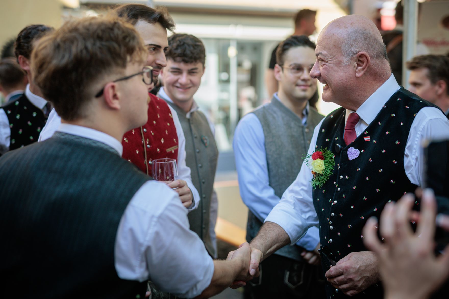 Am 30. Juli 2026 besuchte Bundeskanzler Christian Stocker (r.) im Rahmen seines Bundesl&auml;ndertages in K&auml;rnten den Villacher Kirchtag.