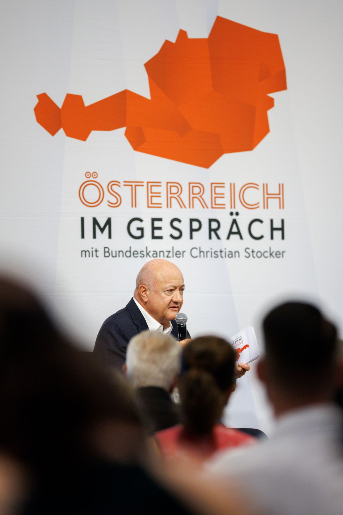 Am 7. August 2026 lud Bundeskanzler Christian Stocker zur Veranstaltung "&Ouml;sterreich im Gespr&auml;ch" in Salzburg.
