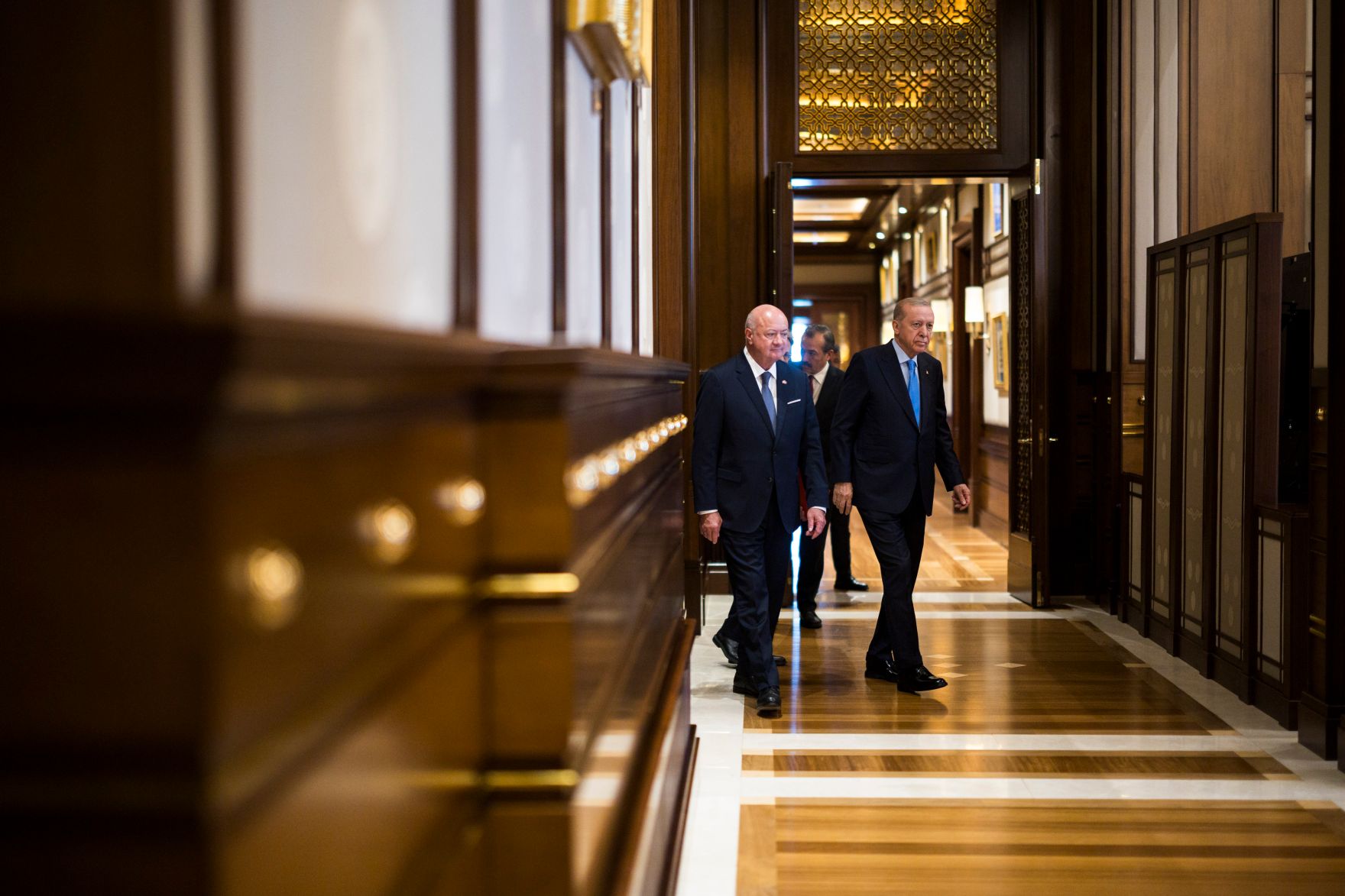Am 10. August 2026 reiste Bundeskanzler Christian Stocker (l.) zu einem Arbeitsbesuch nach Ankara. Im Bild mit dem Pr&auml;sidenten der Republik T&uuml;rkei, Recep Tayyip Erdoğan (r.).
