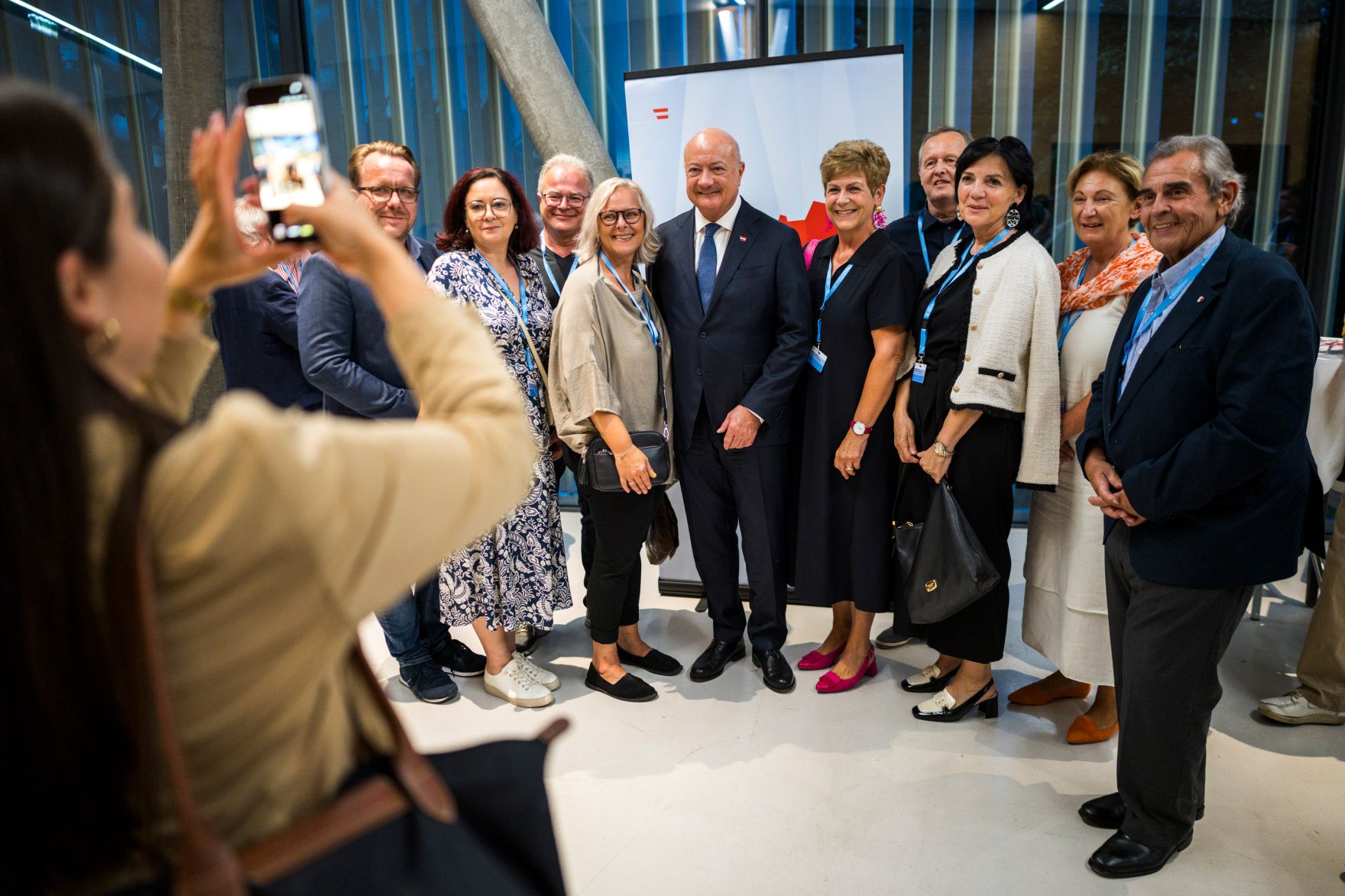 Am 21. August 2026 lud Bundeskanzler Christian Stocker zur Veranstaltung "&Ouml;sterreich im Gespr&auml;ch" in Eisenstadt.