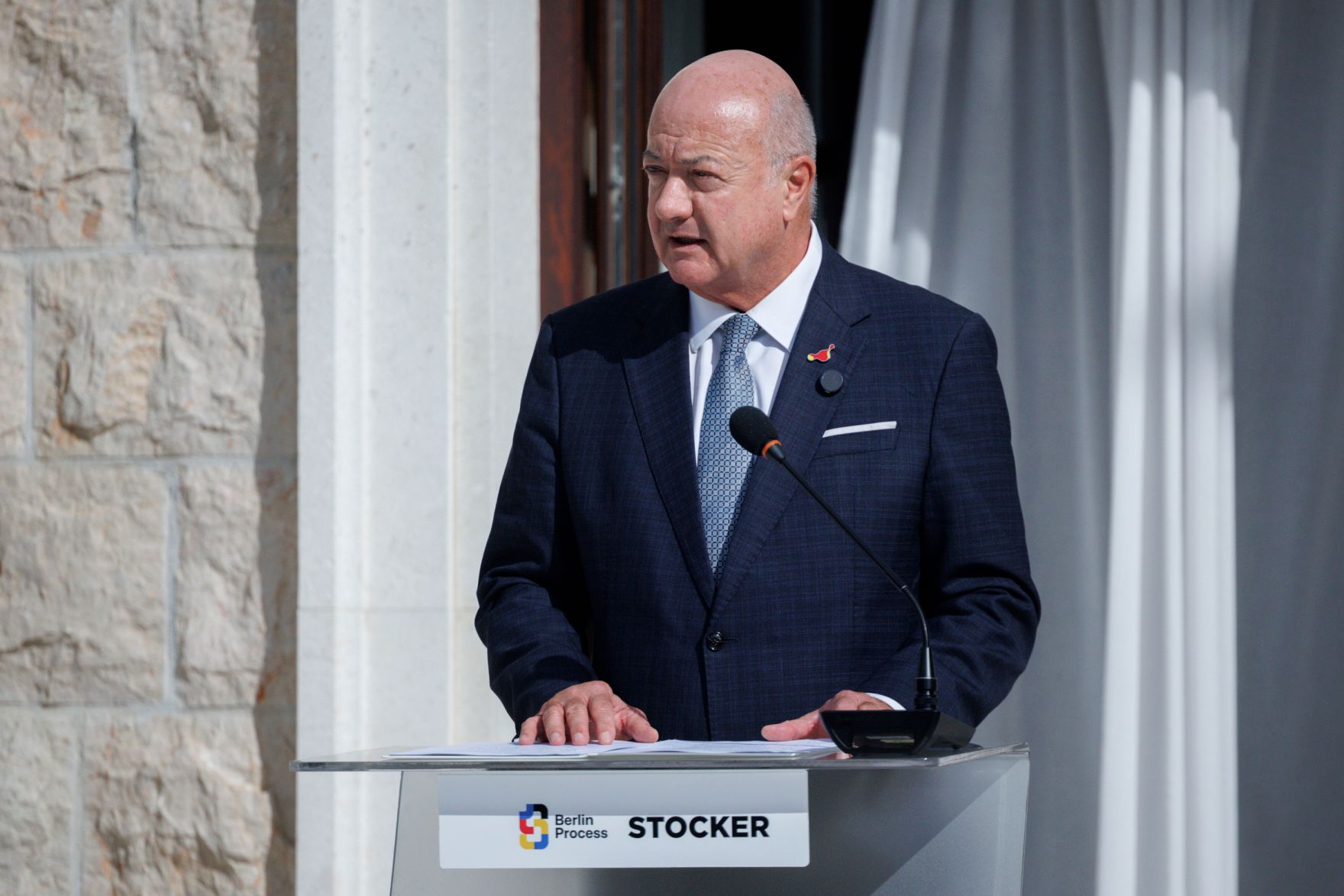 Am 22. Oktober 2026 reiste Bundeskanzler Christian Stocker (im Bild) zum Berlin Process Leaders' Summit nach Montenegro.