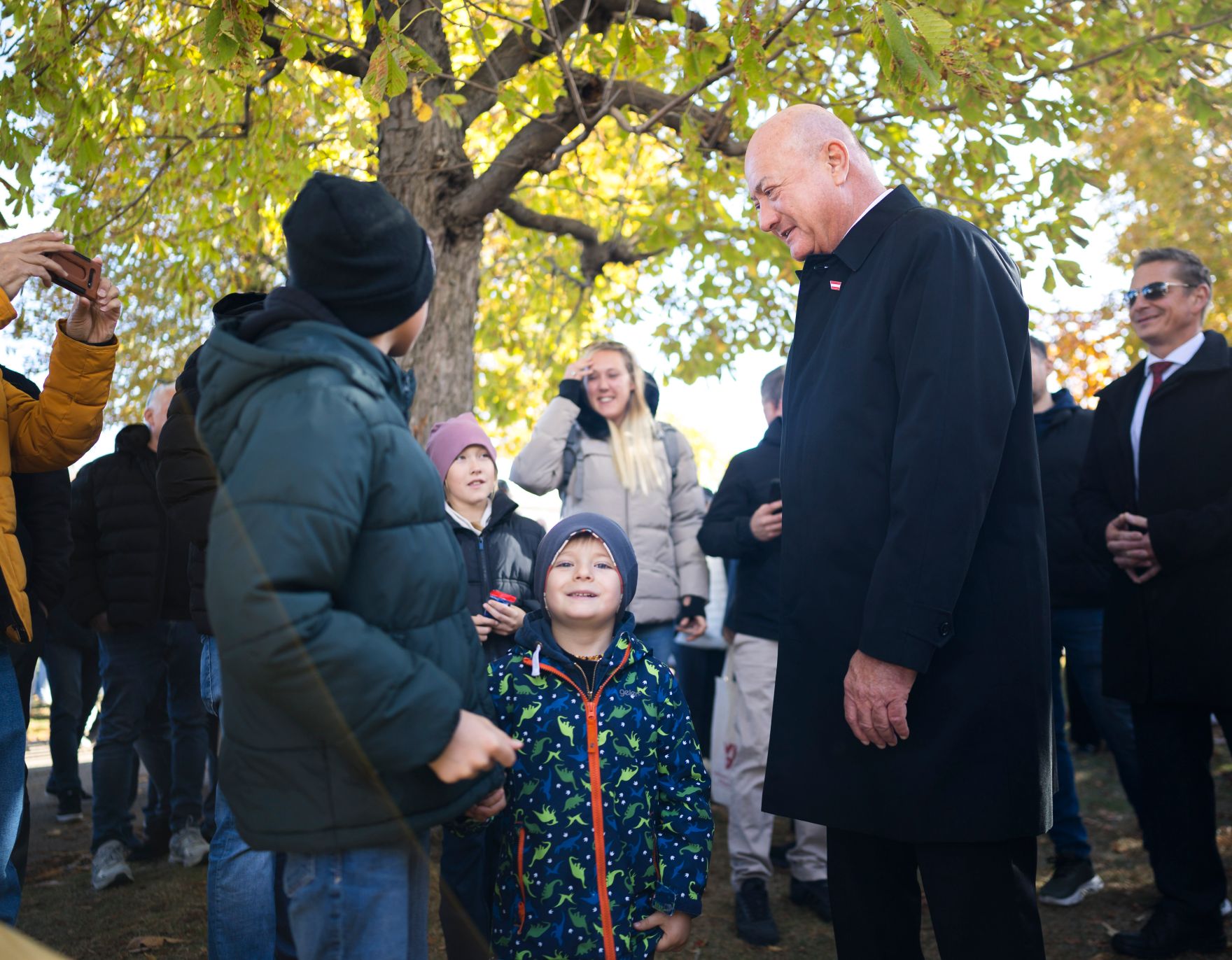 Am 26. Oktober 2026 fanden anl&auml;sslich des Nationalfeiertages Feierlichkeiten am Wiener Heldenplatz statt. Im Bild Bundeskanzler Christian Stocker.