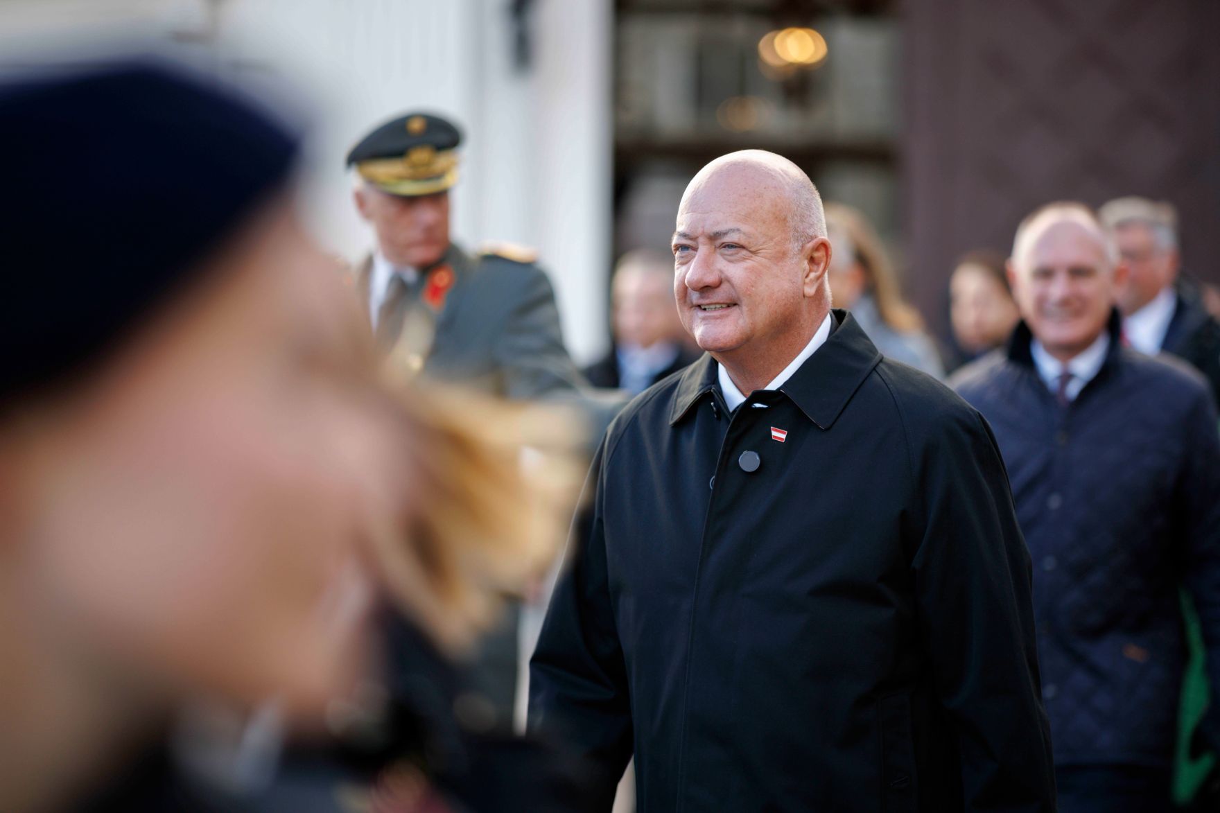 Am 26. Oktober 2026 fanden anl&auml;sslich des Nationalfeiertages Feierlichkeiten am Wiener Heldenplatz statt. Im Bild Bundeskanzler Christian Stocker.