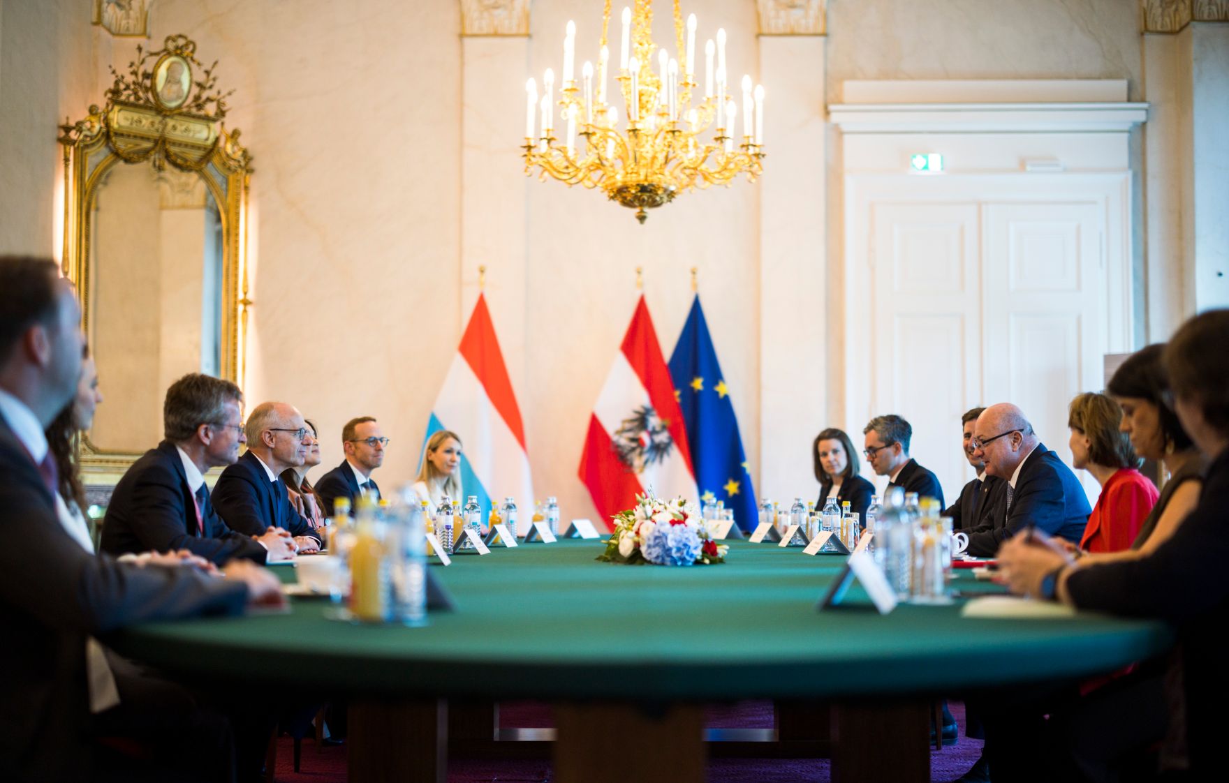 Am 29. Juli 2026 empfing Bundeskanzler Christian Stocker den Premierminister des Gro&szlig;herzogtums Luxemburg Luc Frieden zu einem Gespr&auml;ch.