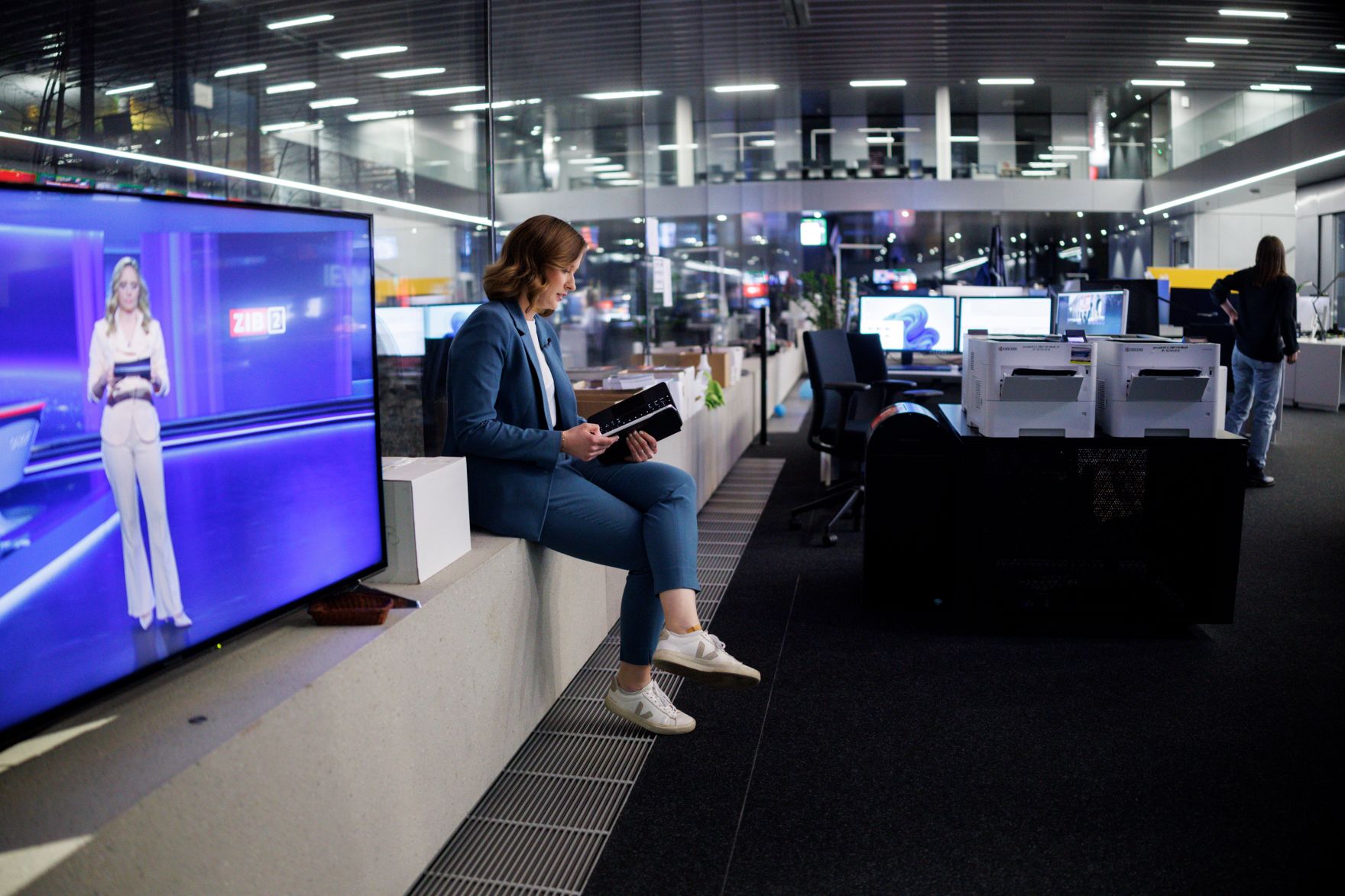 Am 23. M&auml;rz 2025 war Bundesministerin Claudia Plakolm zu Gast in der ZIB 2.