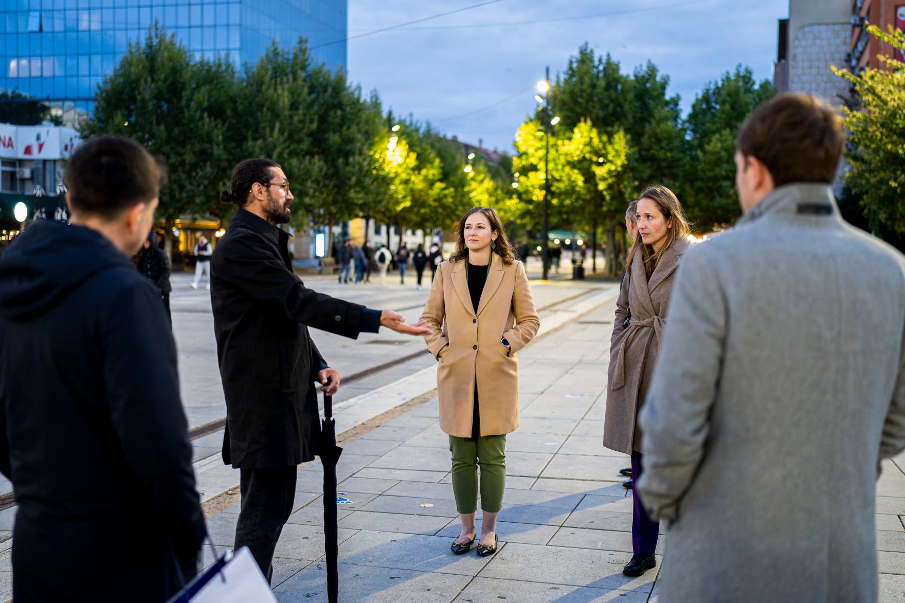 Am 6. Oktober 2025 setzte Bundesminister Claudia Plakolm (m.) ihre Westbalkantour fort.