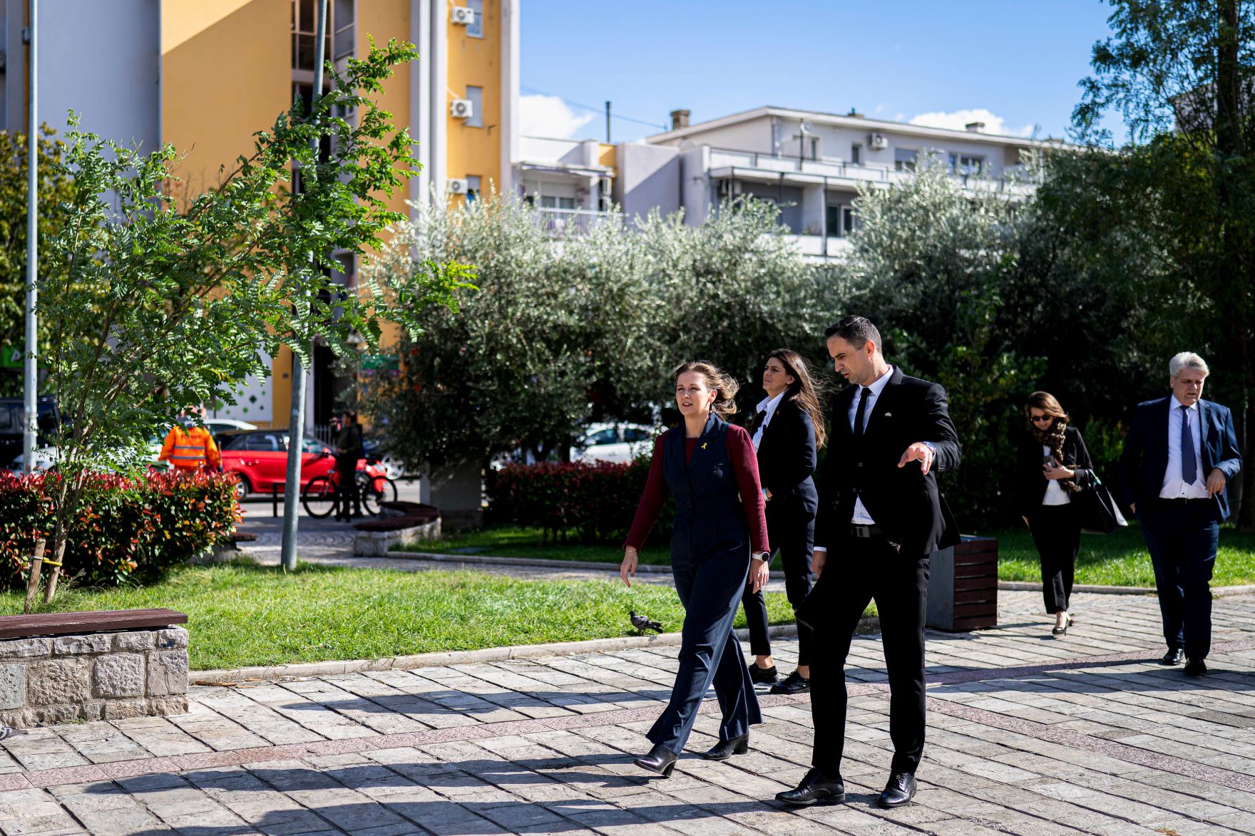 Am 7. Oktober 2025 setzte Bundesminister Claudia Plakolm (l.) ihre Westbalkantour fort.