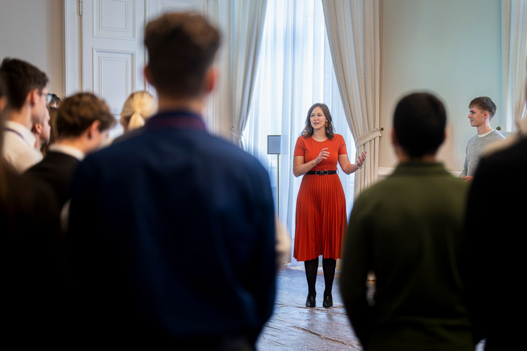 Am 19. November 2025 besuchte das Linzer Technikum Bundesministerin Claudia Plakolm im Bundeskanzleramt.
