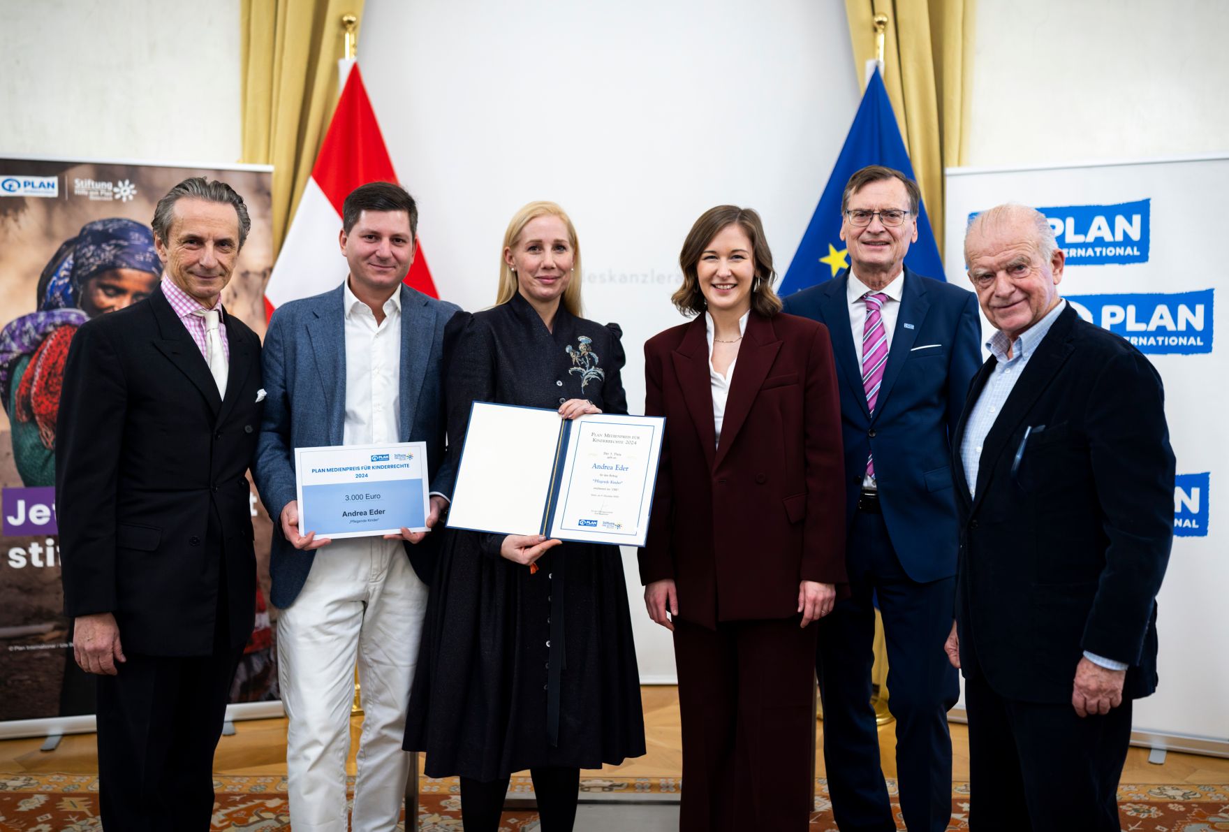 Am 9. Dezember 2025 nahm Bundesministerin Claudia Plakolm an der Verleihung des &bdquo;Plan Medienpreises f&uuml;r Kinderrechte&ldquo; im Bundeskanzleramt teil.
