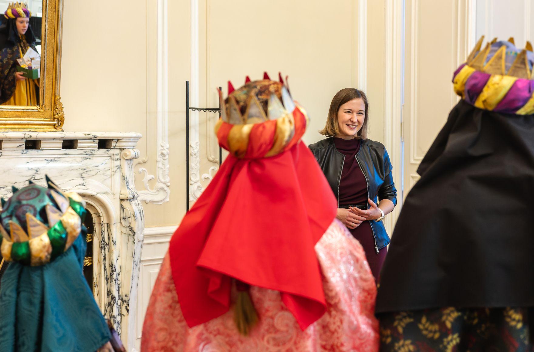 Am 7. J&auml;nner 2026 empfing Bundesministerin Claudia Plakolm (m.r.) Sternsinger im Bundeskanzleramt.