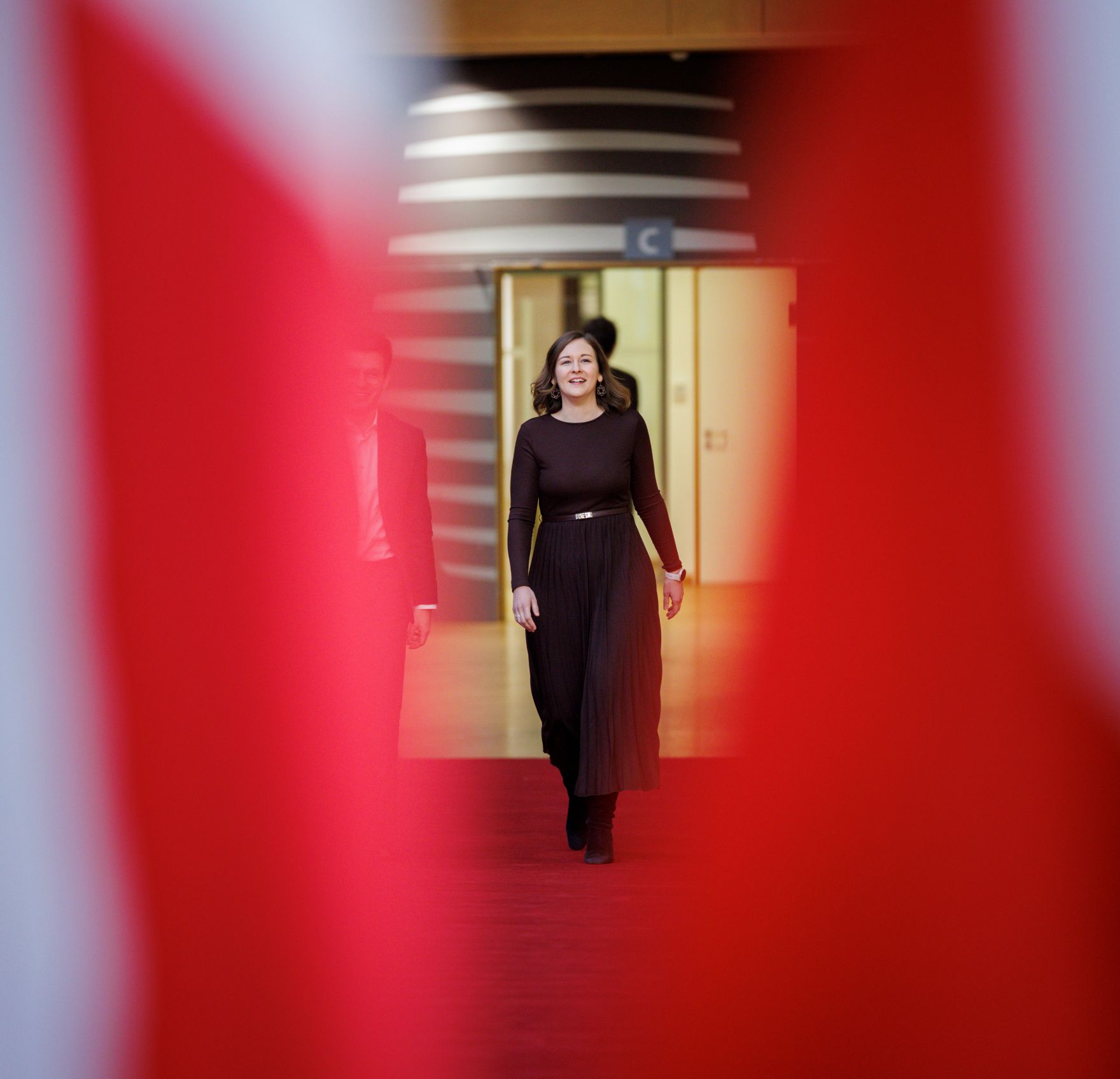 Am 26. J&auml;nner 2026 reiste Bundesministerin Claudia Bauer (im Bild) nach Br&uuml;ssel und nahm am Rat f&uuml;r &bdquo;Allgemeine Angelegenheiten&ldquo; der Europ&auml;ischen Union teil. Im Bild beim Doorstep.