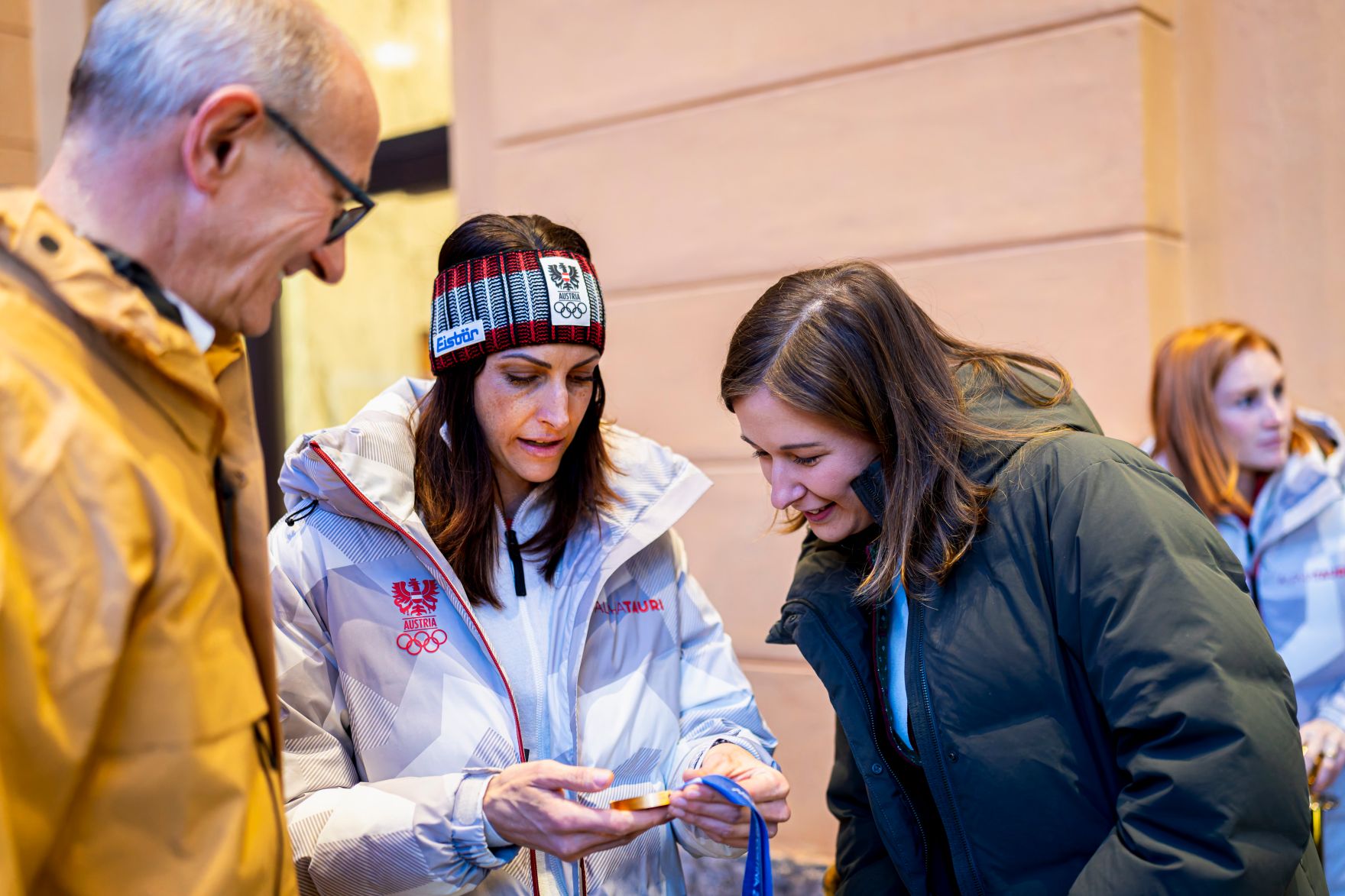 Am 23. Februar 2026 nahm Bundesministerin Claudia Bauer am Empfang der &ouml;sterreichischen Olympia-Medaillengewinner in Innsbruck teil.