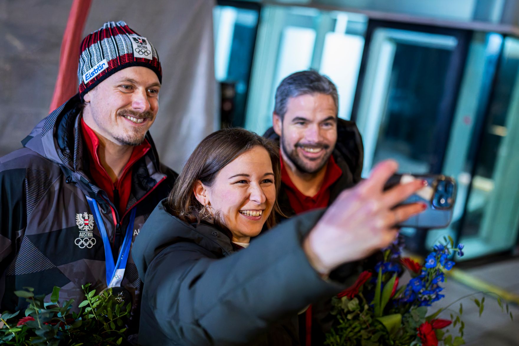 Am 23. Februar 2026 nahm Bundesministerin Claudia Bauer am Empfang der &ouml;sterreichischen Olympia-Medaillengewinner in Innsbruck teil.