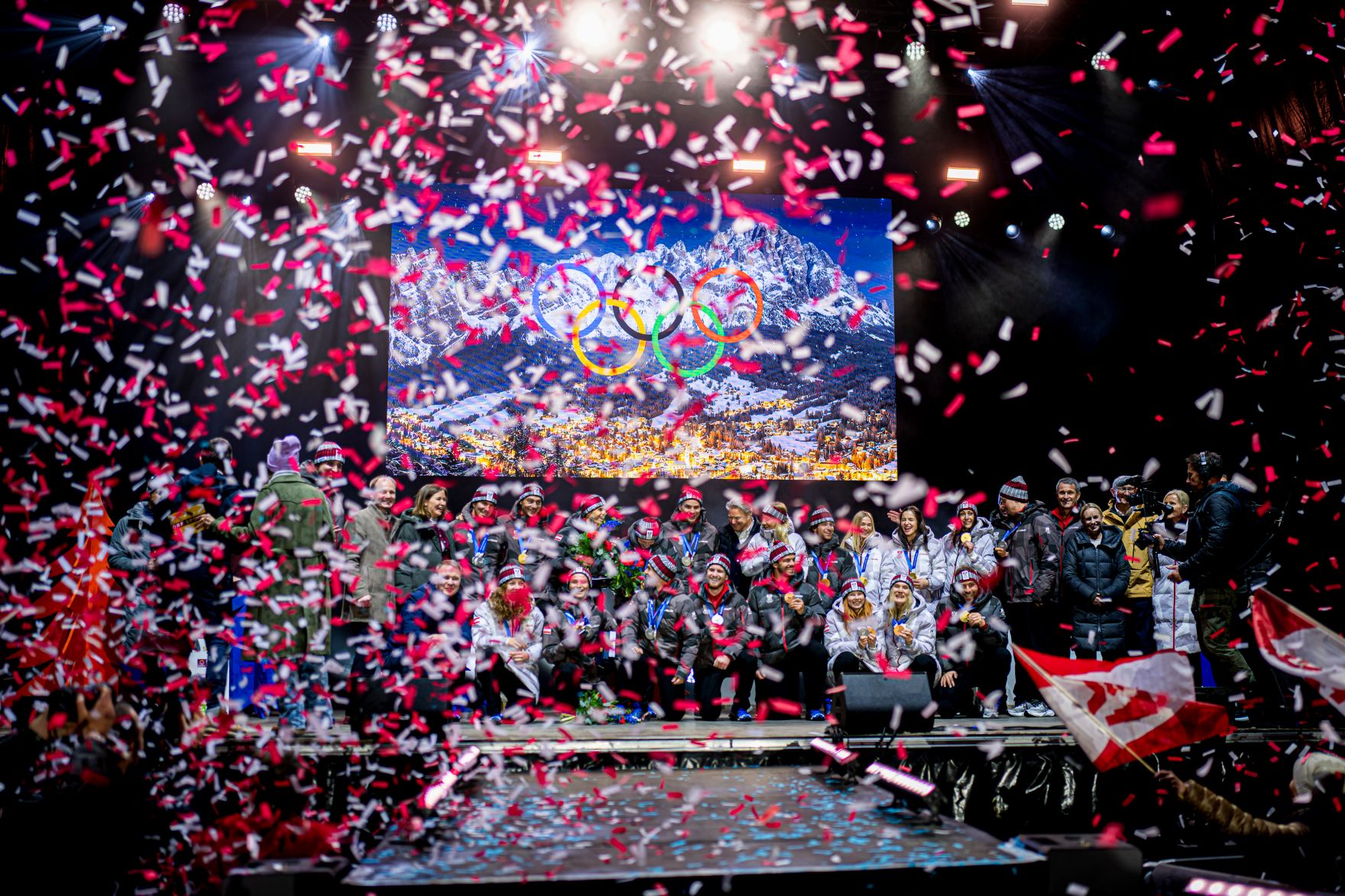 Am 23. Februar 2026 nahm Bundesministerin Claudia Bauer am Empfang der &ouml;sterreichischen Olympia-Medaillengewinner in Innsbruck teil.