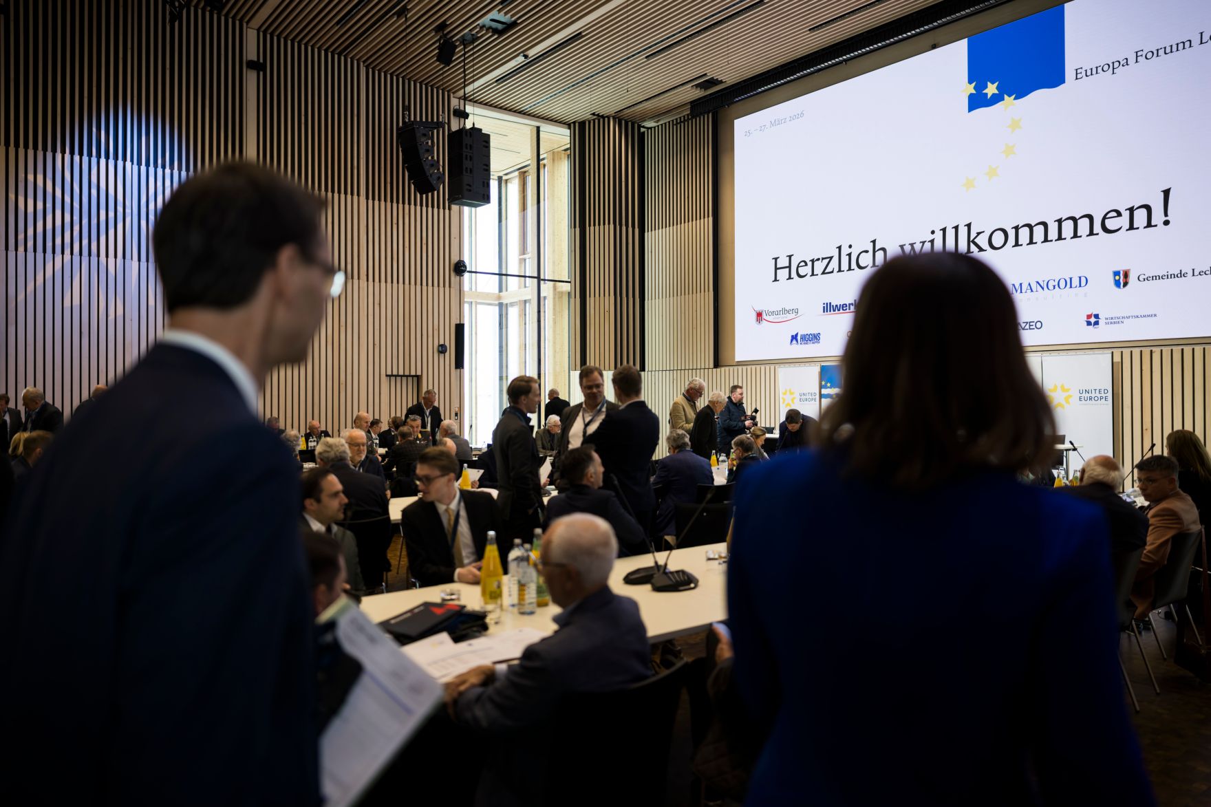 Am 26. M&auml;rz 2026 nahm Bundesministerin Claudia Bauer (r.) am &bdquo;Europa Forum Lech 2026&ldquo;, in Lech am Arlberg teil. Im Bild mit dem Landeshauptmann von Vorarlberg Markus Wallner (l.).