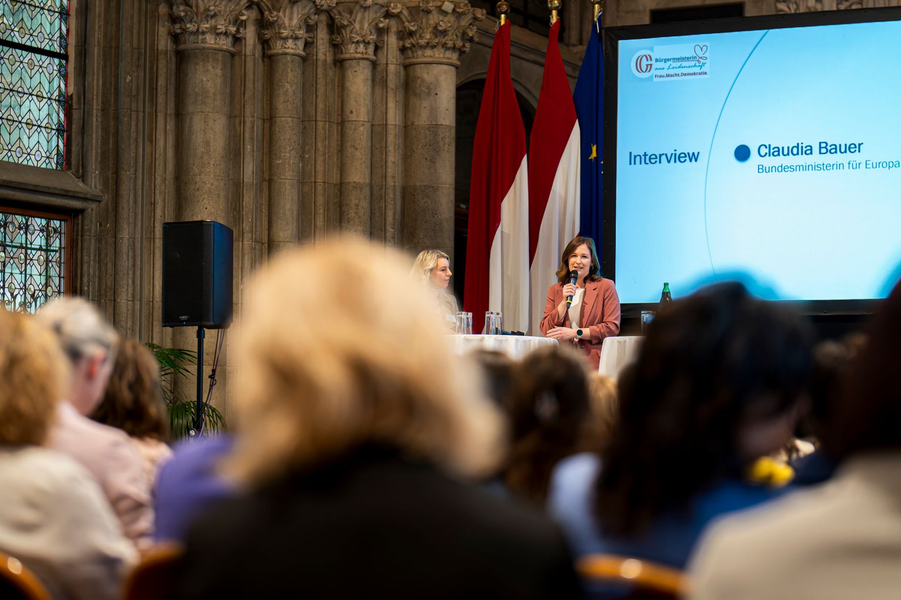 Am 27. M&auml;rz 2026 nahm Bundesministerin Claudia Bauer an der Bundestagung der B&uuml;rgermeisterinnen aus &Ouml;sterreich im Wiener Rathaus teil.