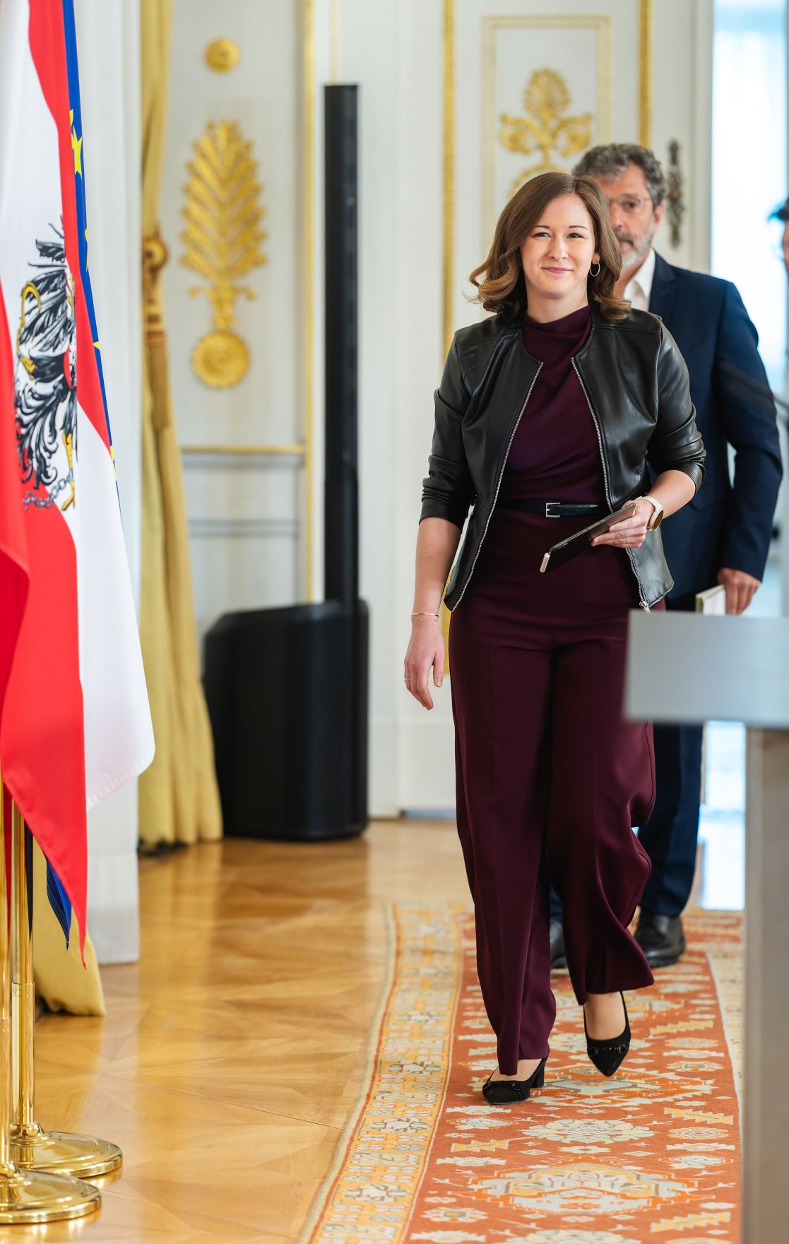 Am 10. April 2026 pr&auml;sentierte Bundesministerin Claudia Bauer (im Bild) gemeinsam mit dem Leiter der Zivildienstserviceagentur Ferdinand Mayer, die aktuellen Zivildienst-Zahlen f&uuml;r das erste Quartal 2026.