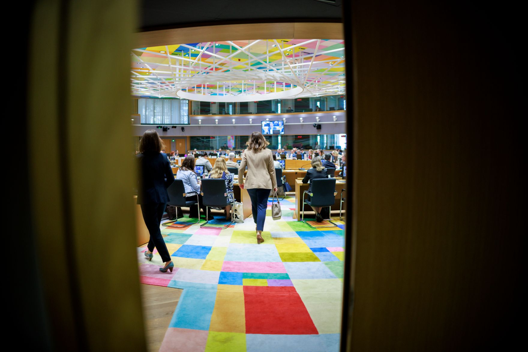 Am 26. Mai 2026 reiste Bundesministerin Claudia Bauer (m.) nach Br&uuml;ssel und nahm am Rat f&uuml;r &bdquo;Allgemeine Angelegenheiten&ldquo; der Europ&auml;ischen Union teil.