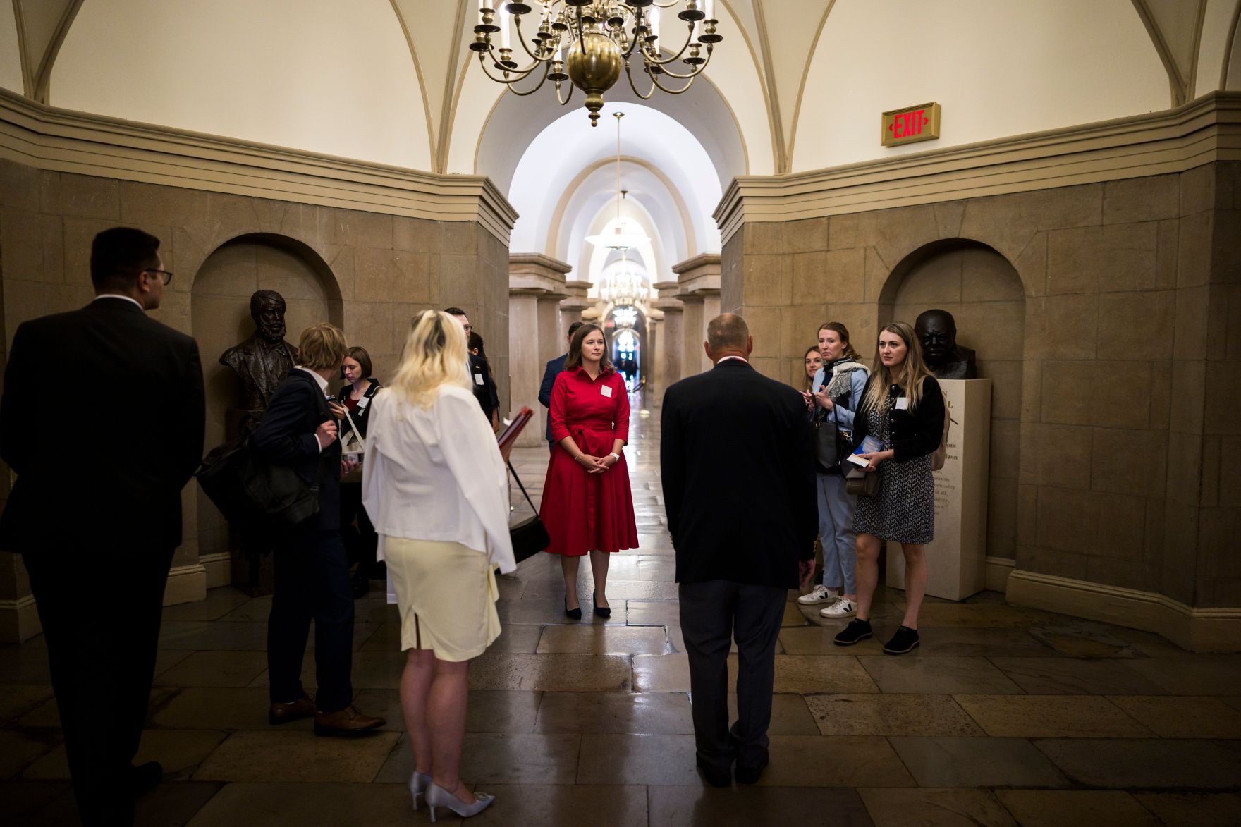 Am 15. Juli 2026 reiste Bundesministerin Claudia Bauer zu einem mehrt&auml;gigen Arbeitsbesuch nach Washington, D.C. Im Bild bei einer F&uuml;hrung durch das Kapitol.