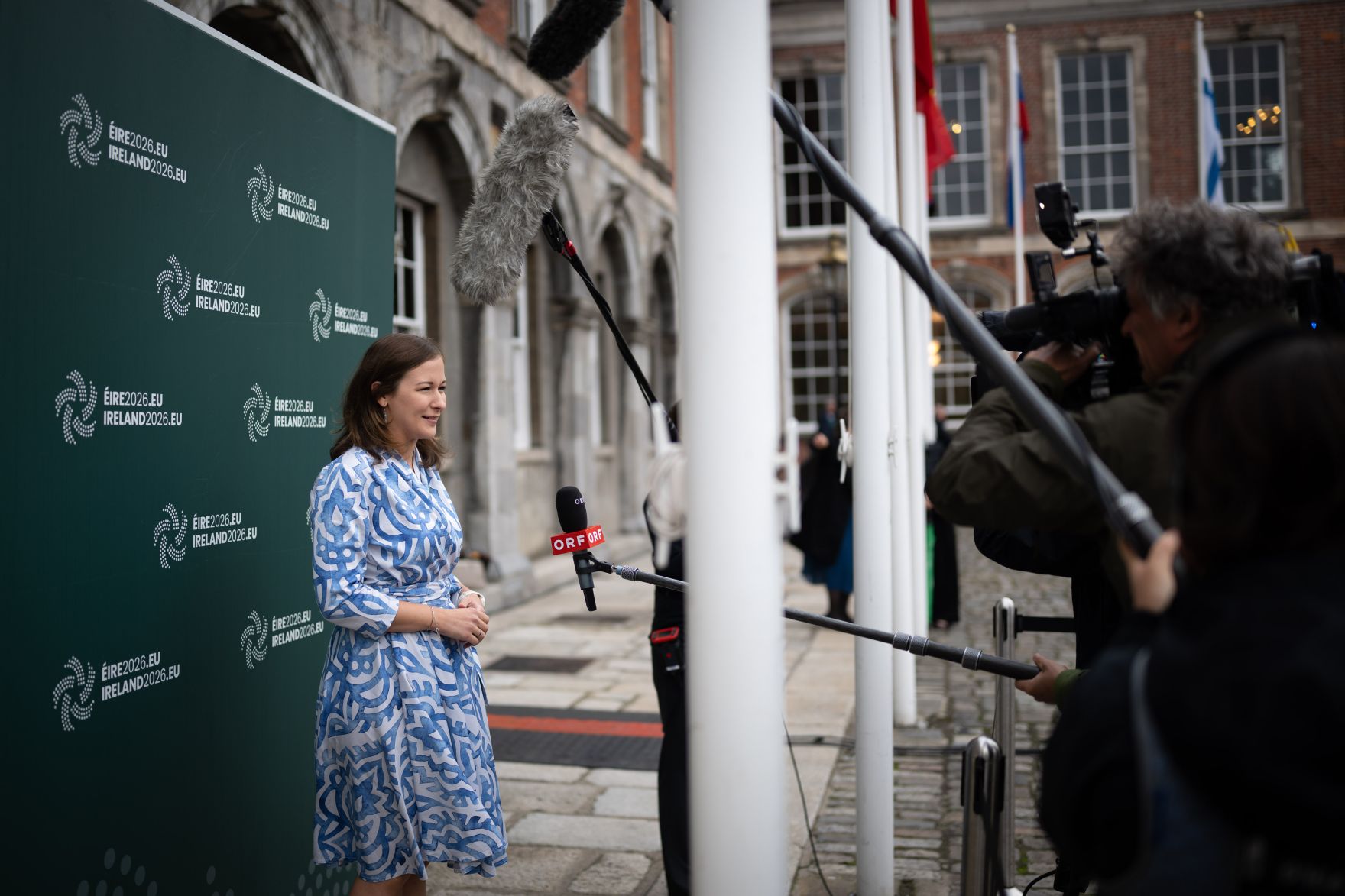 Am 4. September 2026 nahm Bundesministerin Claudia Bauer (im Bild) an der Informelle Tagung des Rates f&uuml;r Allgemeine Angelegenheiten in Dublin teil.
