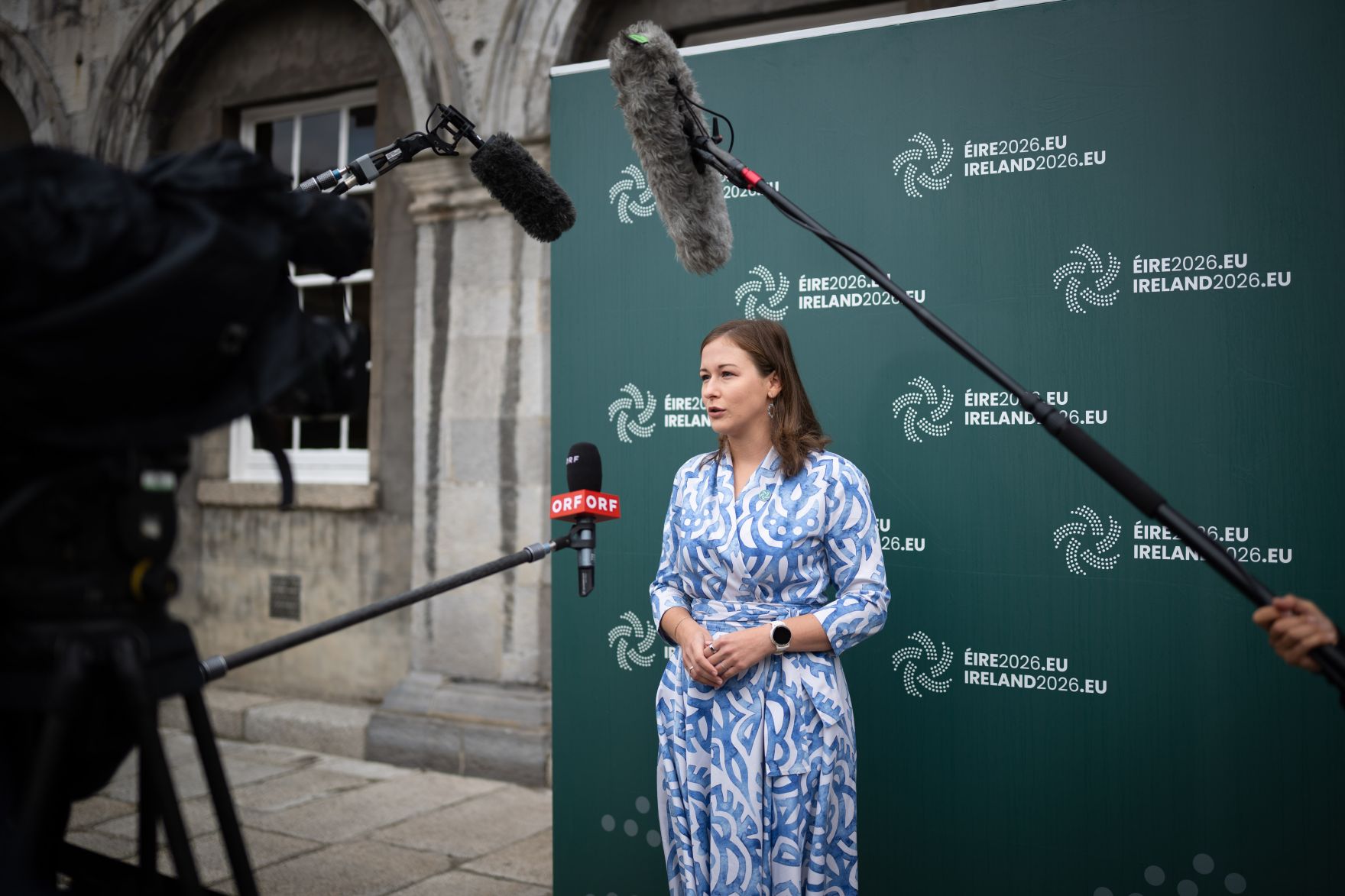 Am 4. September 2026 nahm Bundesministerin Claudia Bauer (im Bild) an der Informelle Tagung des Rates f&uuml;r Allgemeine Angelegenheiten in Dublin teil.