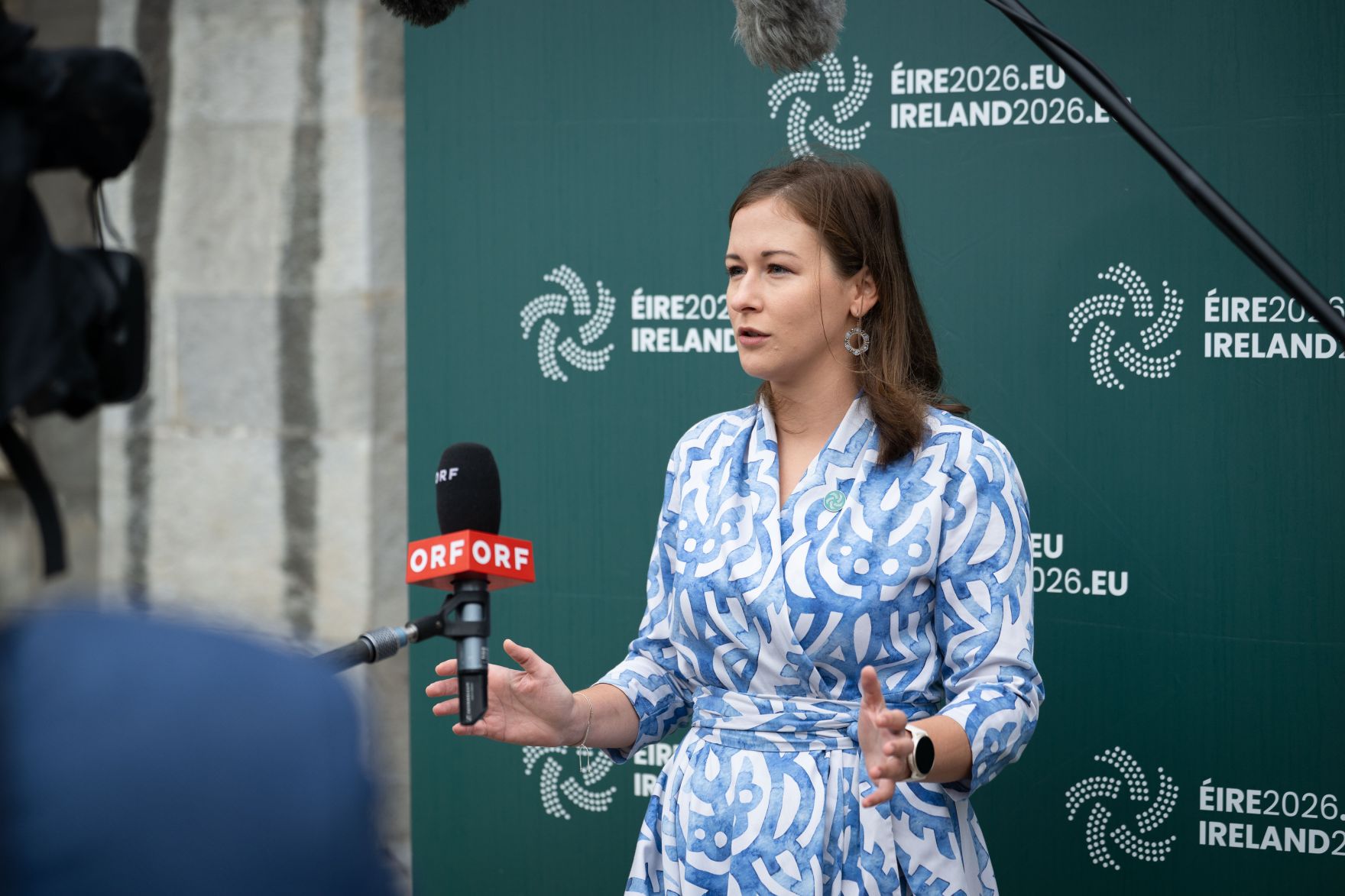 Am 4. September 2026 nahm Bundesministerin Claudia Bauer (im Bild) an der Informelle Tagung des Rates f&uuml;r Allgemeine Angelegenheiten in Dublin teil.