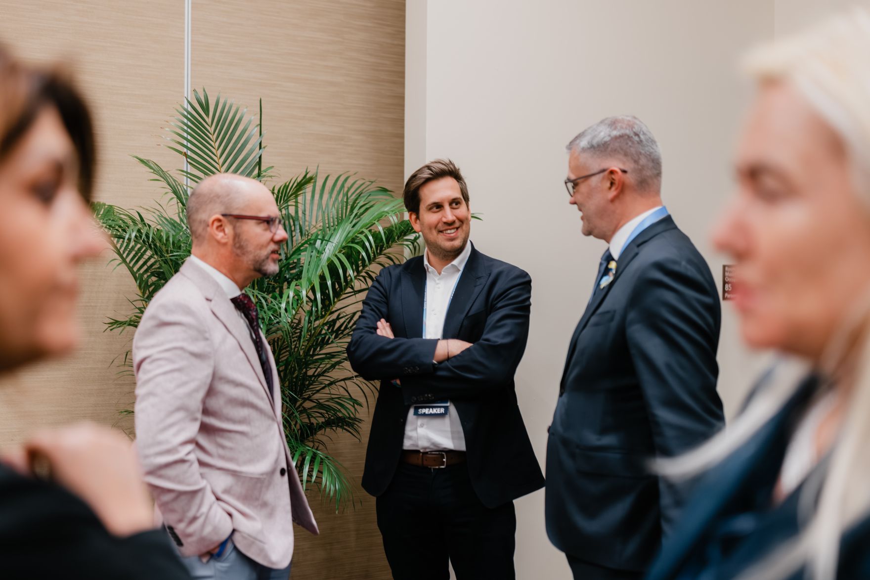 Am 6. J&auml;nner 2026 setzte Staatssekret&auml;r Alexander Pr&ouml;ll (m.) seinen mehrt&auml;gigen Arbeitsbesuch in den Vereinigten Staaten von Amerika fort. Im Bild bei der CES 2026.