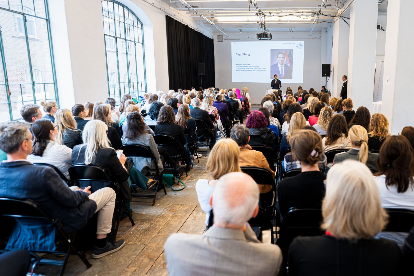 Am 5. Mai 2025 nahm Staatssekret&auml;r Alexander Pr&ouml;ll an der Veranstaltung &bdquo;20 Jahre Cross Mentoring&ldquo; teil.