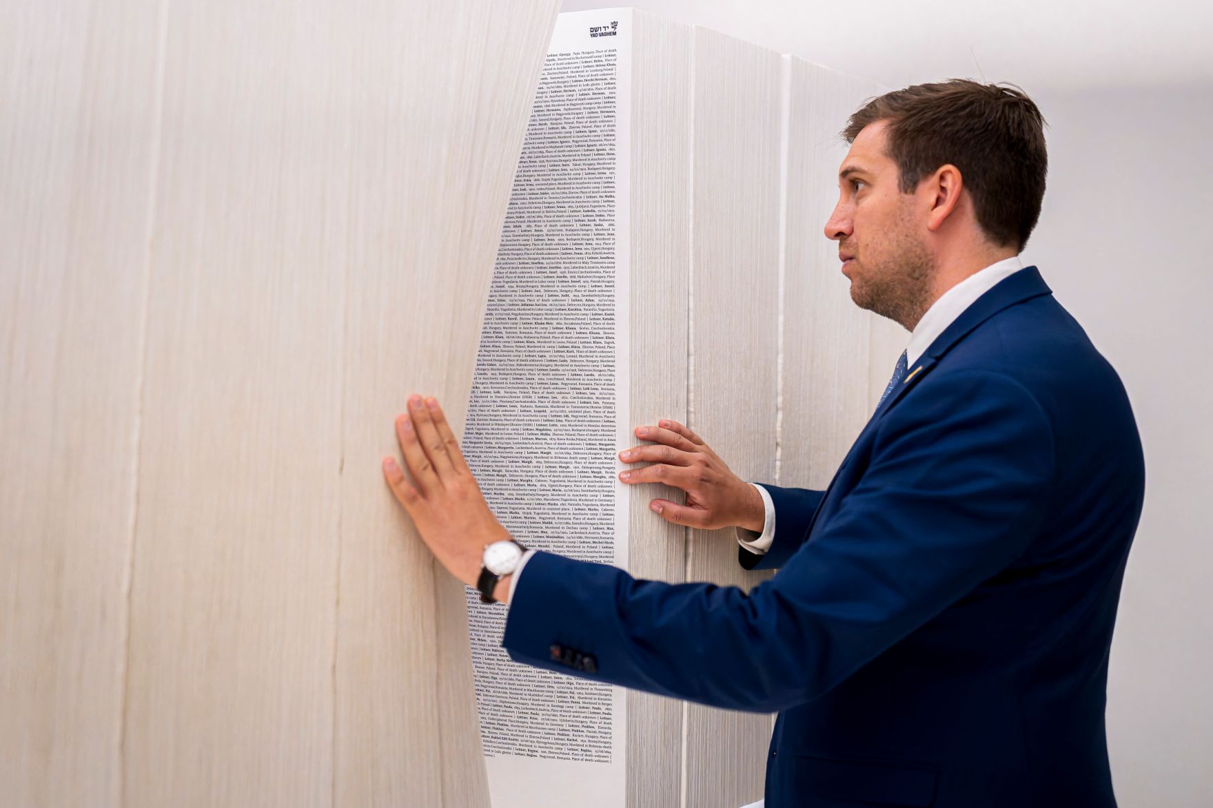 Am 26. Mai 2025 reiste Staatssekret&auml;r Alexander Pr&ouml;ll (im Bild) zu einem mehrt&auml;gigen Arbeitsbesuch nach Israel. Im Bild beim Besuch des &bdquo;Yad Vashem - The World Holocaust Remembrance Center&ldquo;.