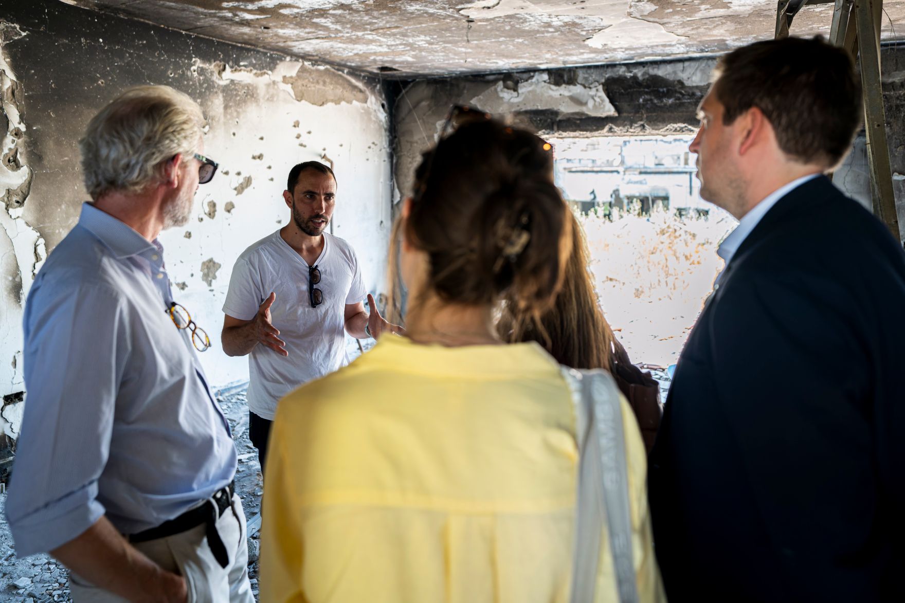 Am 26. Mai 2025 reiste Staatssekret&auml;r Alexander Pr&ouml;ll (r.) zu einem mehrt&auml;gigen Arbeitsbesuch nach Israel. Im Bild beim Besuch des Kibbuz Be&acute;ri.