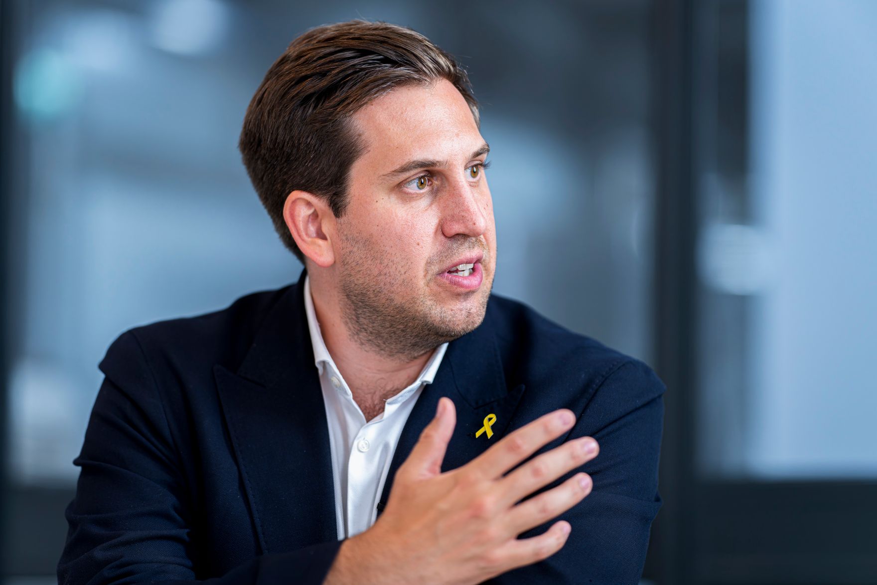 Am 26. Mai 2025 reiste Staatssekret&auml;r Alexander Pr&ouml;ll (im Bild) zu einem mehrt&auml;gigen Arbeitsbesuch nach Israel. Im Bild beim Besuch des Be&acute;er Sheva High Tech Park.