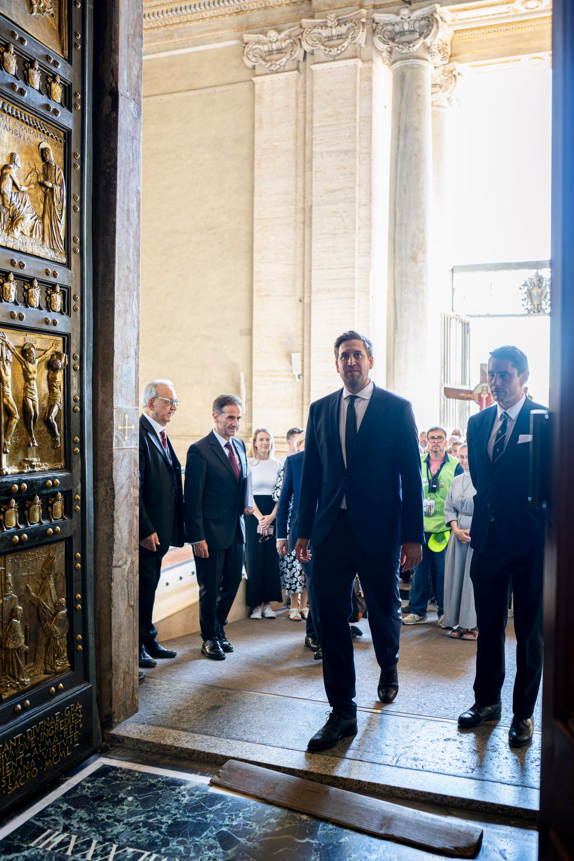 Am 2. Juni 2025 reiste Staatssekret&auml;r Alexander Pr&ouml;ll (m.) zu einem Arbeitsbesuch nach Rom.