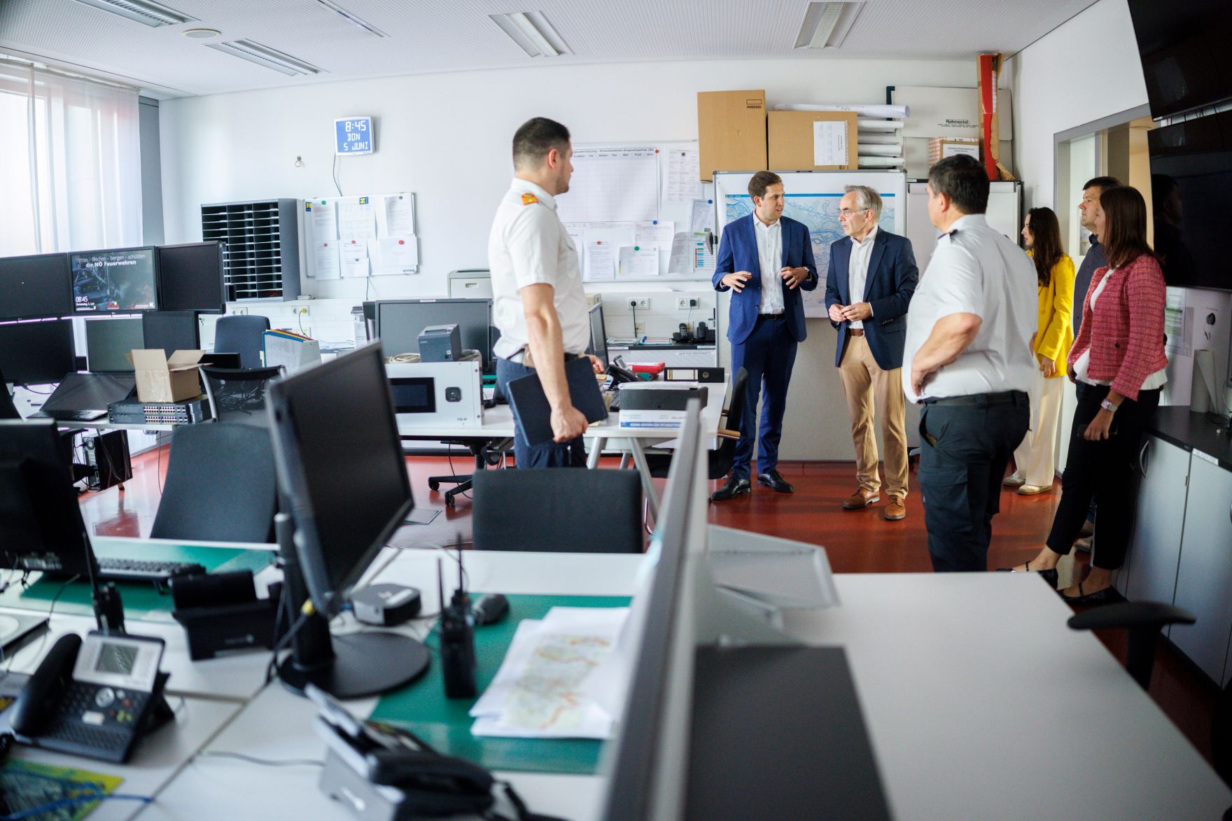 Am 5. Juni 2025 besuchte Staatssekret&auml;r Alexander Pr&ouml;ll (im Bild) das N&Ouml; Feuerwehr- und Sicherheitszentrum in Tulln an der Donau.