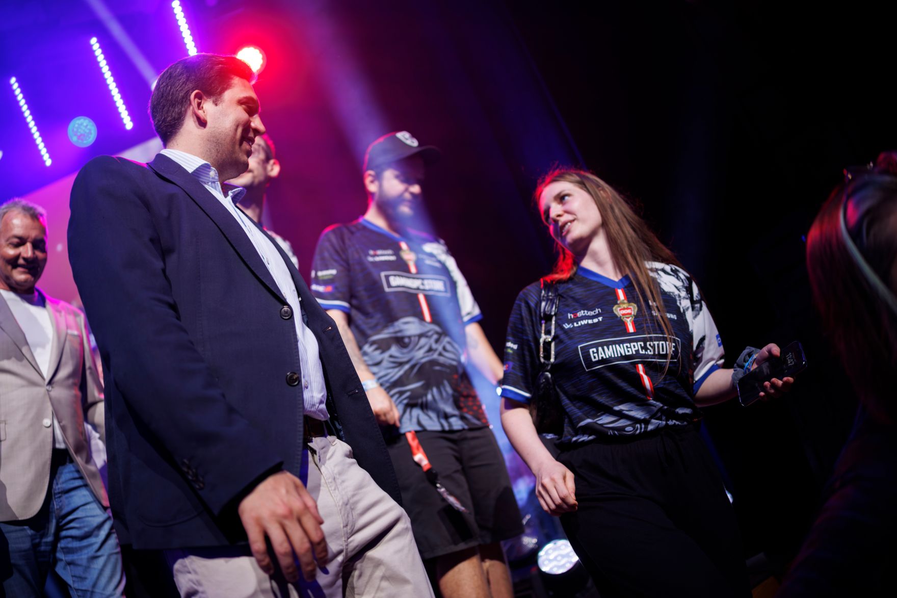 Am 5. Juli 2025 besuchte Staatssekret&auml;r Alexander Pr&ouml;ll das A1 ESport-Festival in Wien.